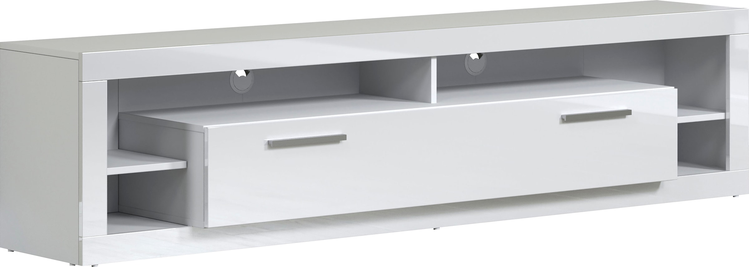 INOSIGN Lowboard "Gwendolyn", (1 St.), TV-Board, in 2 Breiten, 1 Klappe, 4 Fächer, Beleuchtung optinal