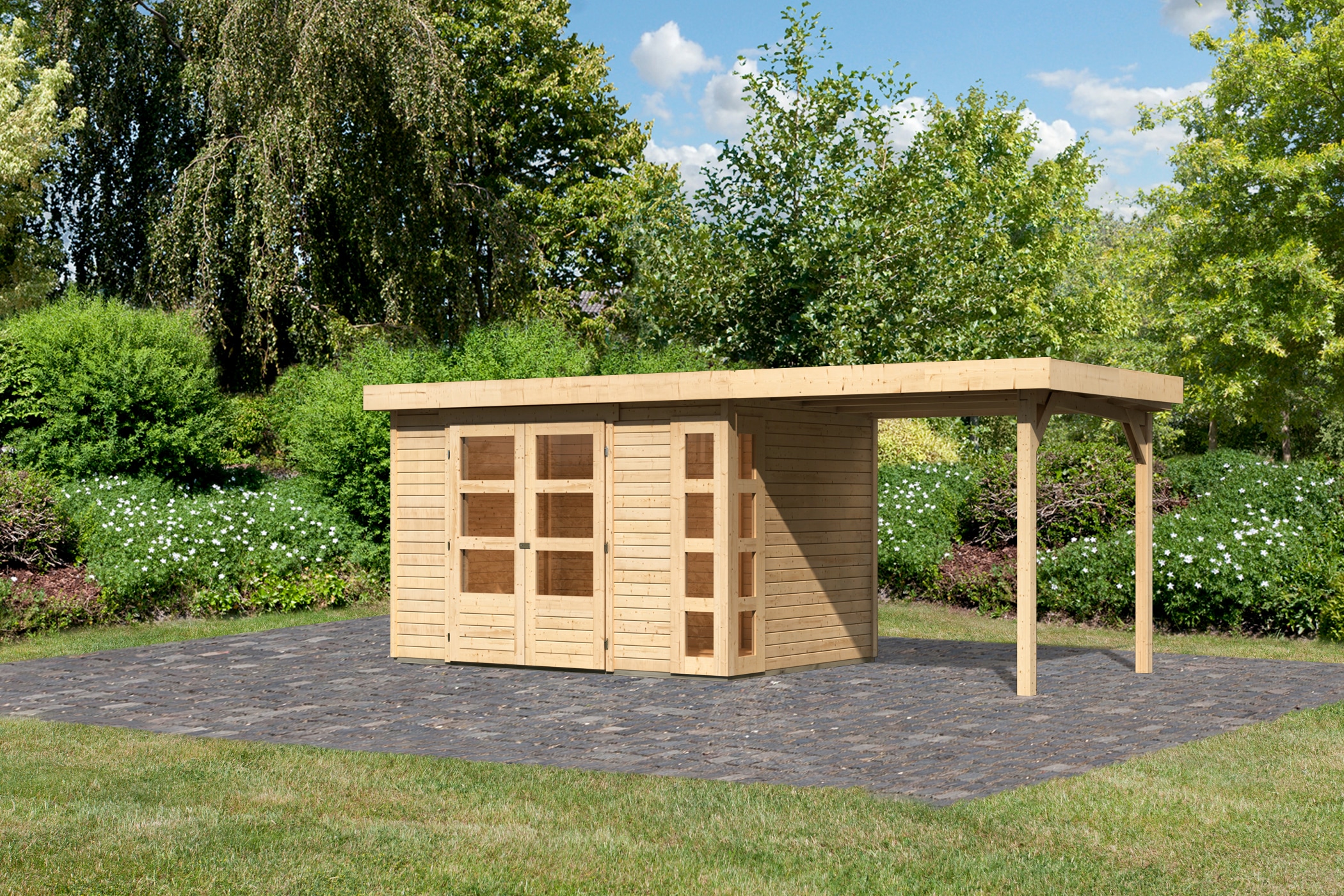 Karibu Gartenhaus »Nordsee 4«