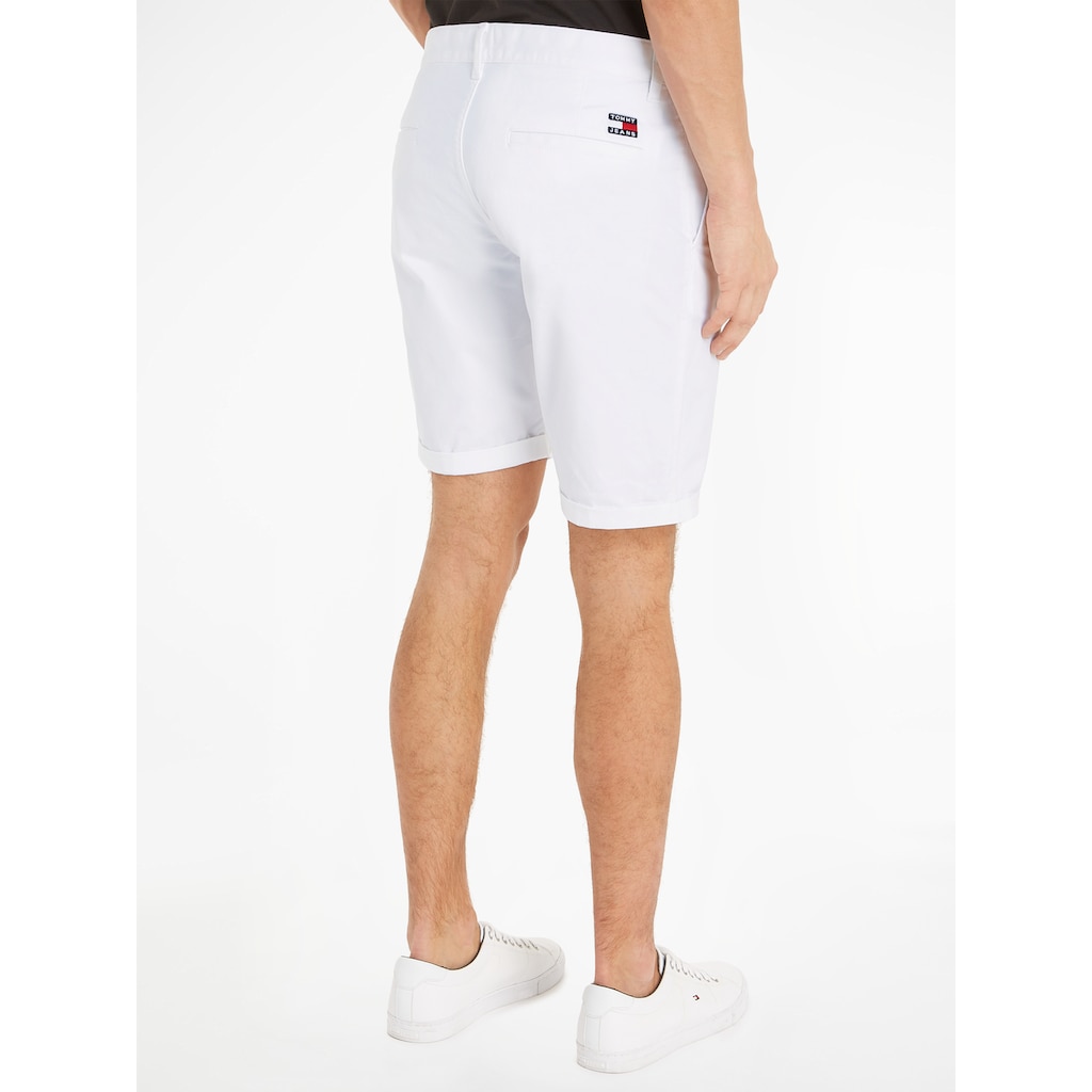 Tommy Jeans Chinoshorts »TJM SCANTON SHORT«, Markenstickerei