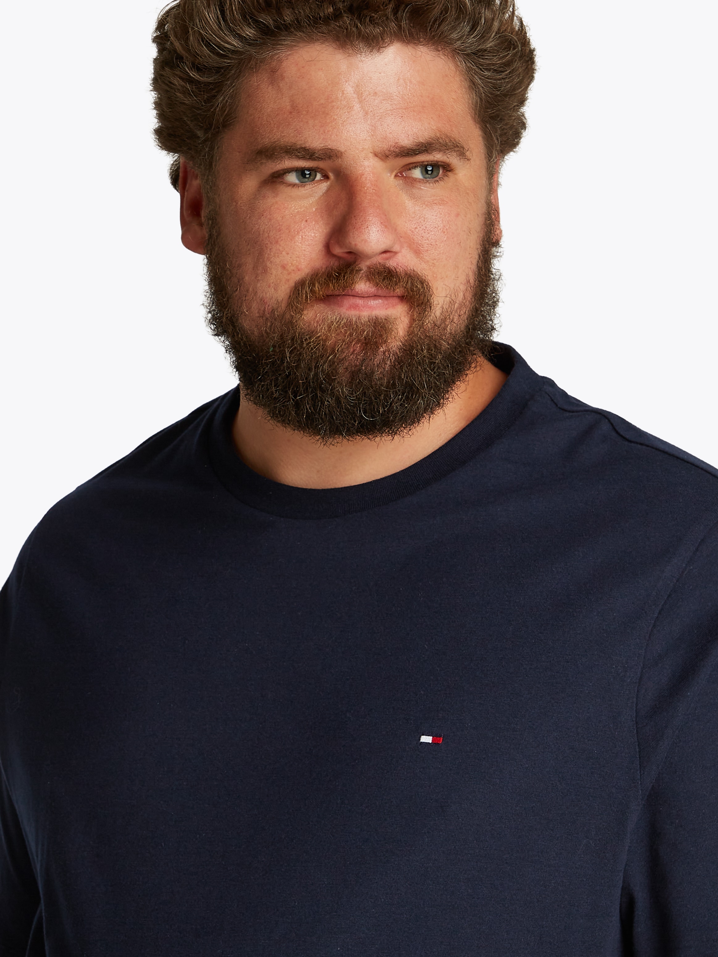 Tommy Hilfiger Big & Tall T-Shirt »BT-ESSENTIAL REG FIT SOLID TEE-B«, Große Größen
