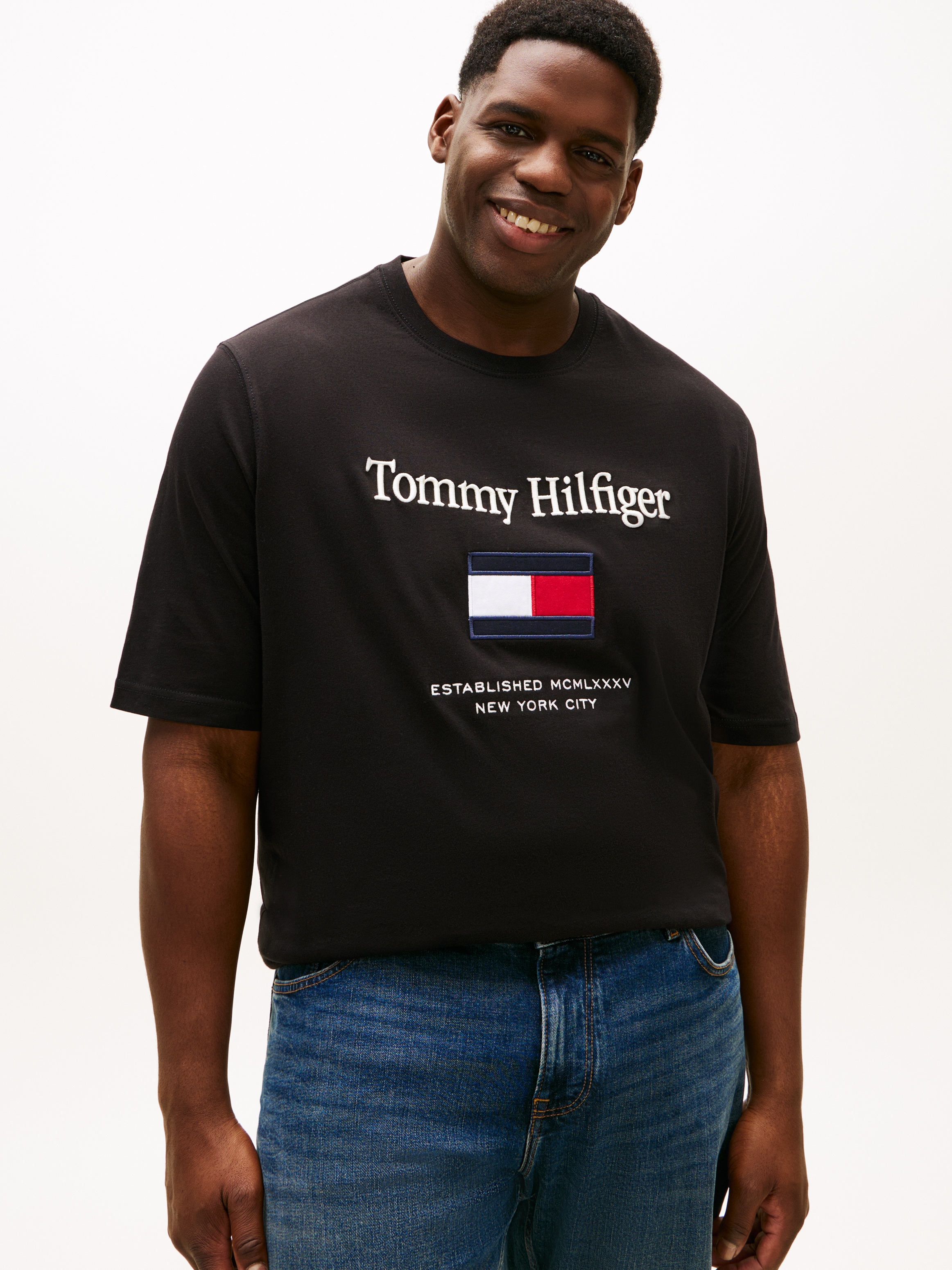 Tommy Hilfiger Big & Tall T-Shirt "BT-TOMMY EMBRO FLAG" günstig online kaufen