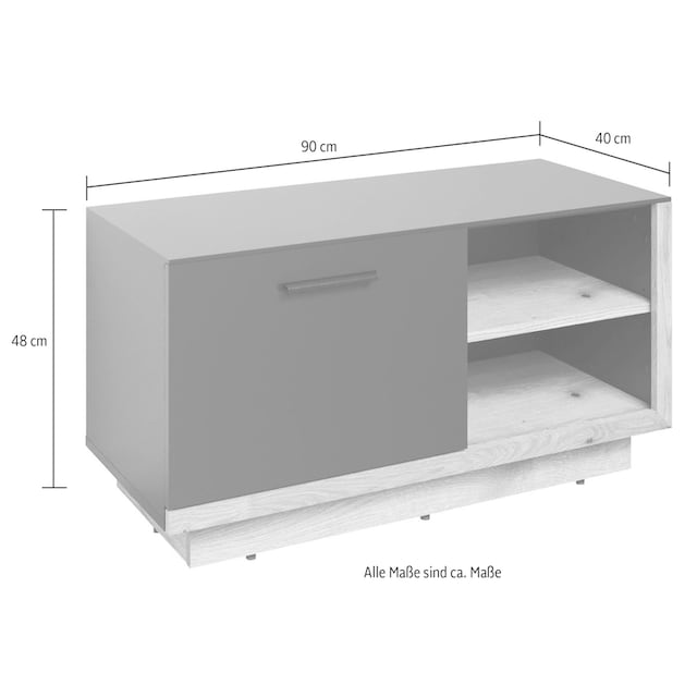 INOSIGN Schuhbank »Premont«, mit Schuhschrank und Sitzfläche, B/H/T:  90/48/40 cm, Soft-Close | BAUR