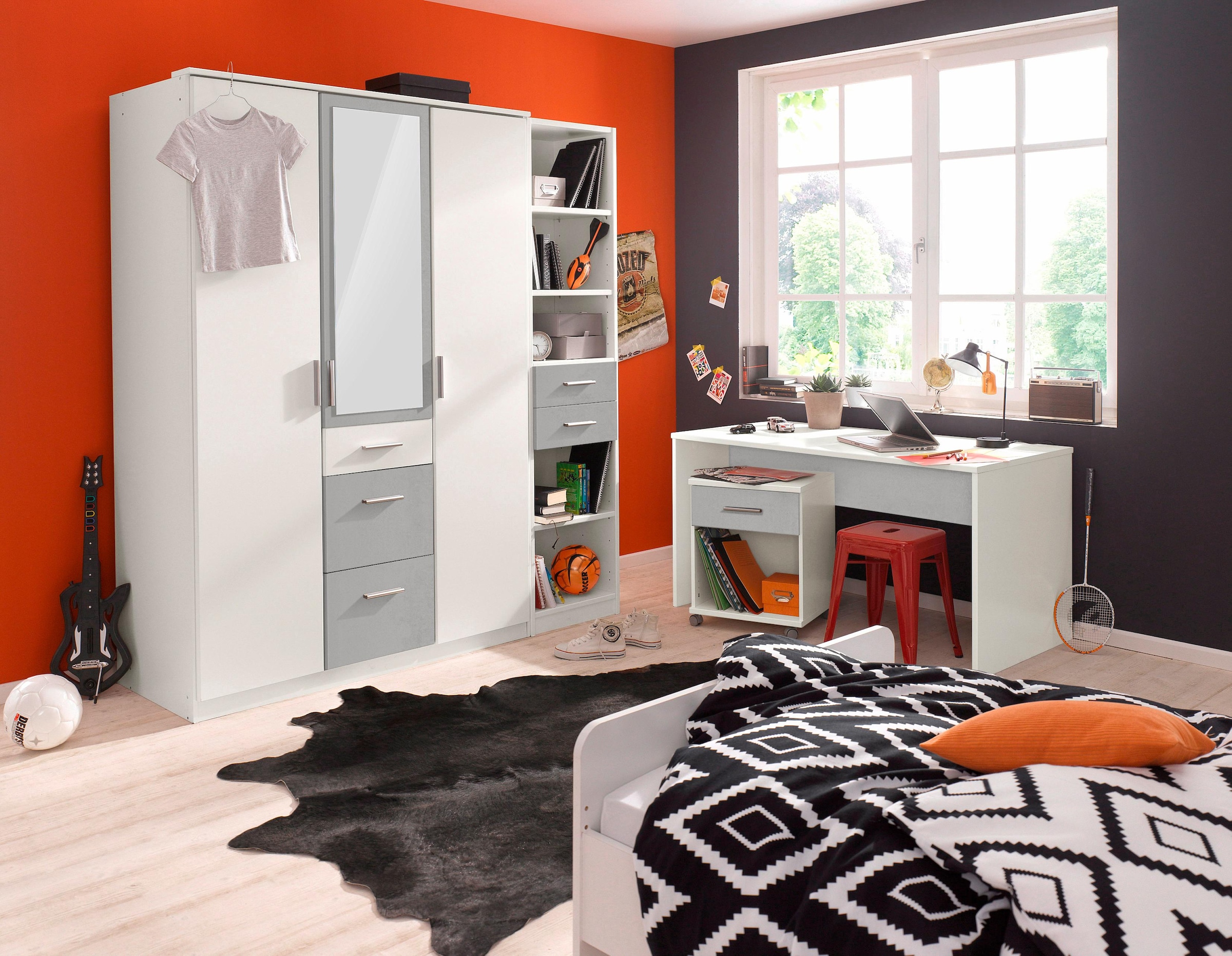 Wimex Rollcontainer »Joker«, Schrank mit 1 Schublade und offenes Fach, ideal auch als Nachttisch