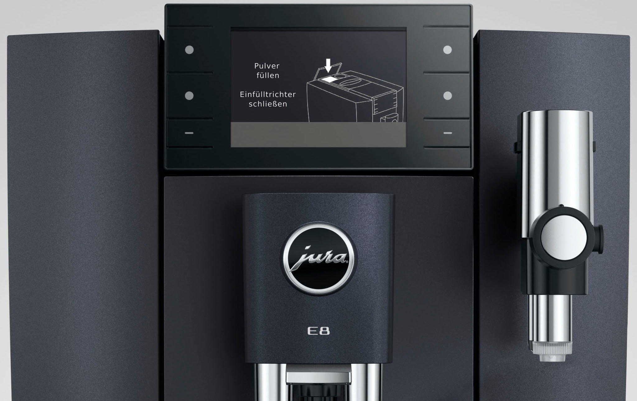 JURA Kaffeevollautomat »15749 E8 Cosmic Black (ED)«