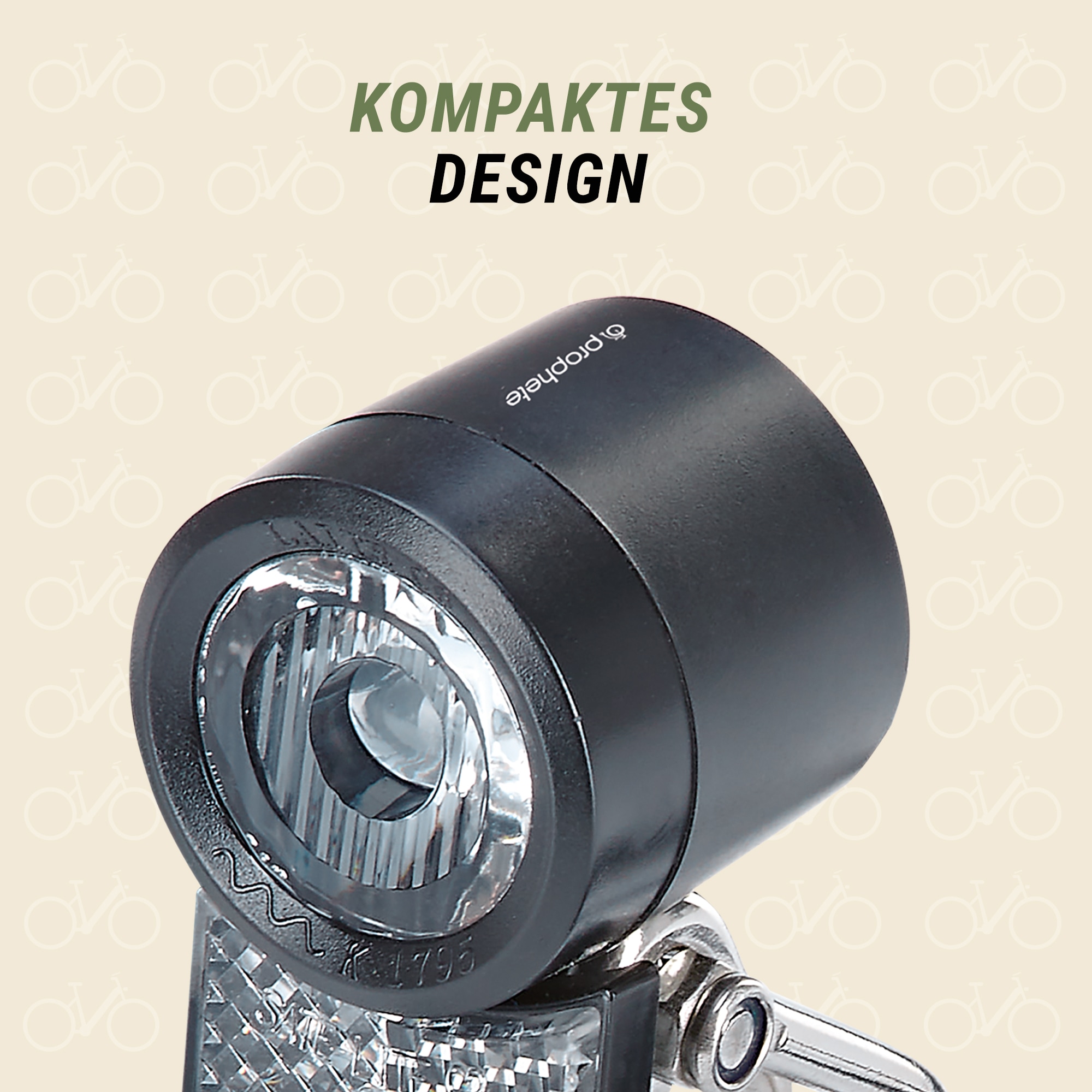 Prophete Fahrrad-Frontlicht »E-Bike Scheinwerfer 20 Lux«