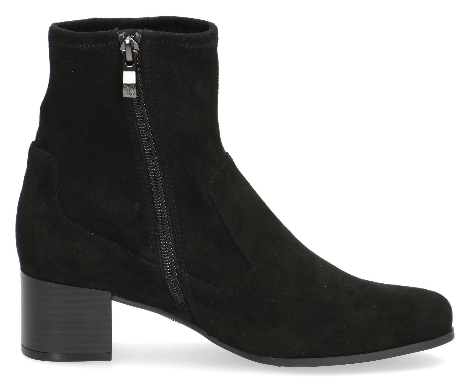 Caprice Stiefelette, Blockabsatz, Businessschuh mit praktischem Innenreißverschluss