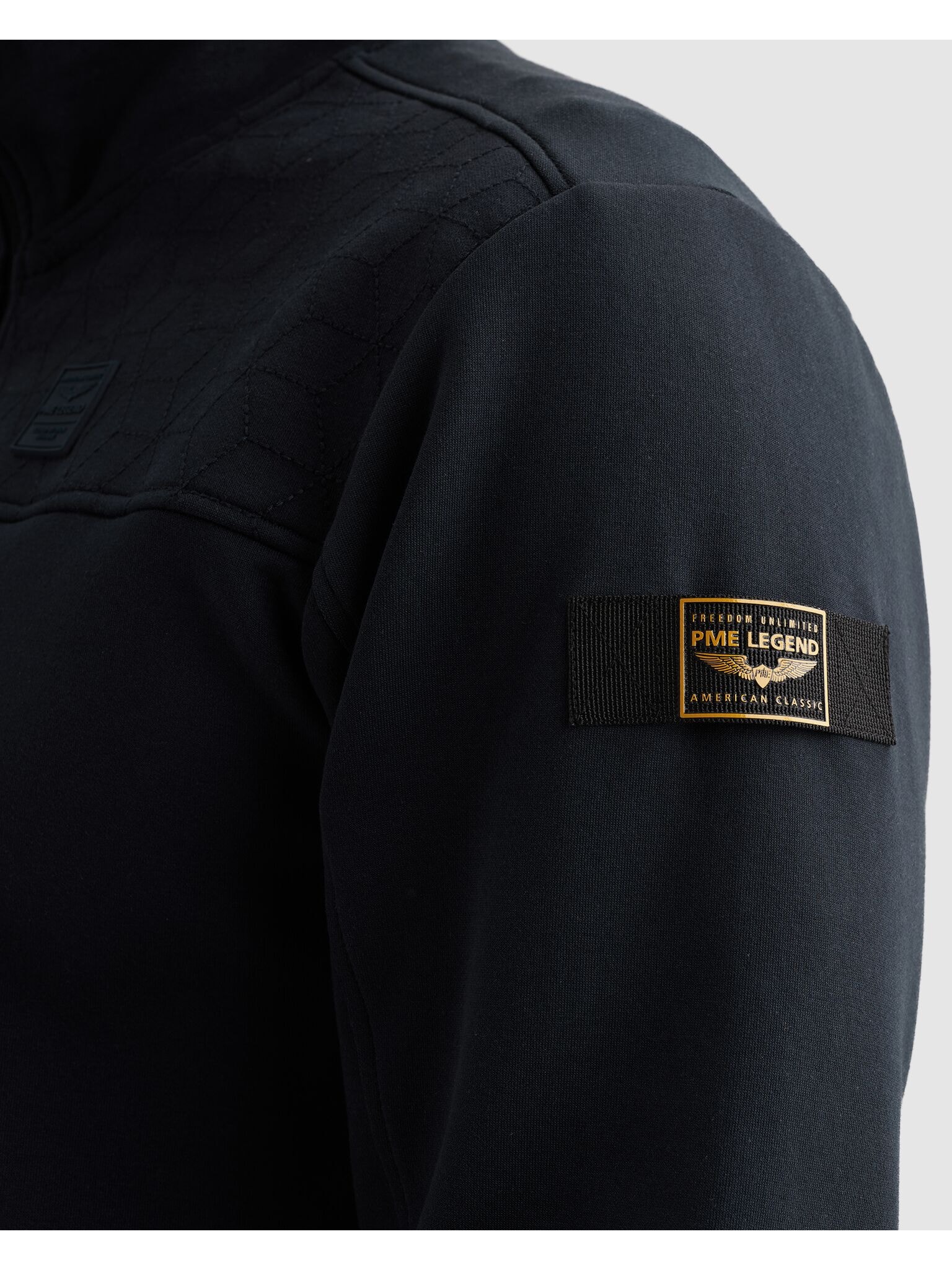 PME LEGEND Sweatjacke seitliche Eingrifftaschen mit Reißverschluss