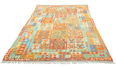 morgenland Wollteppich »Kelim Afghan Teppich handgewebt mehrfarbig«, rechteckig, 5 mm... kaufen