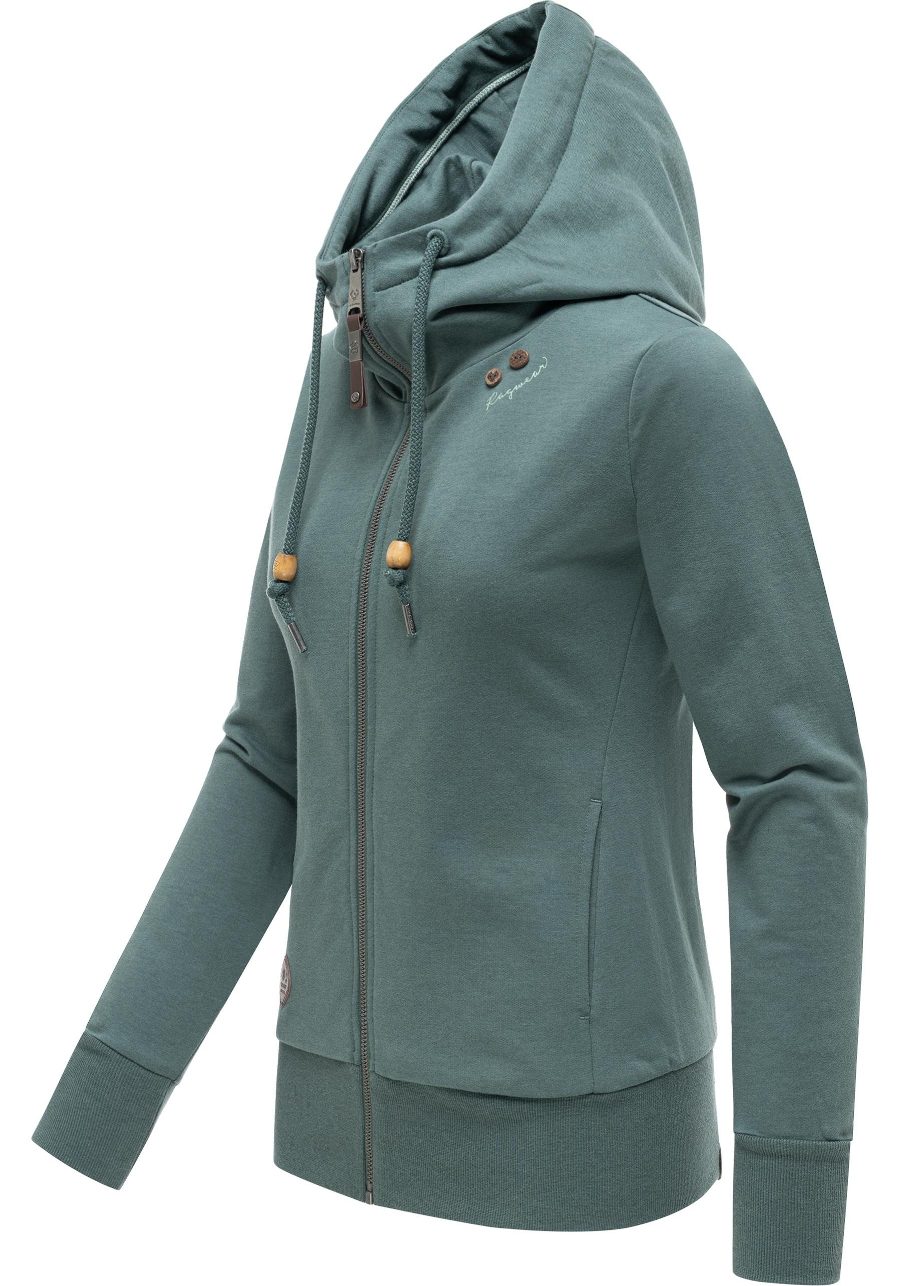 Ragwear Kapuzensweatjacke "Paya Intl." sportlicher Damen Kapuzensweater mit günstig online kaufen