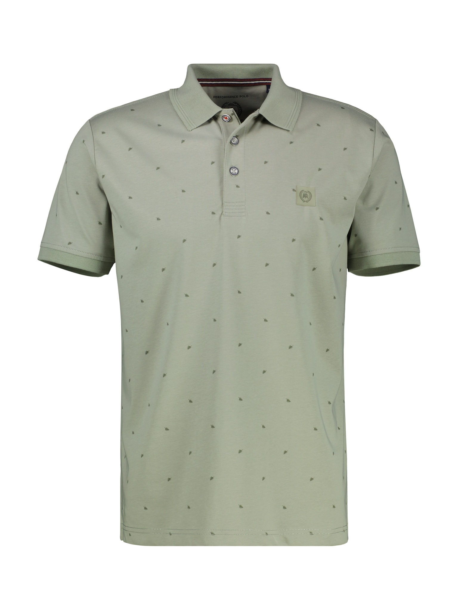 LERROS Poloshirt, mit All-Over Muster günstig online kaufen
