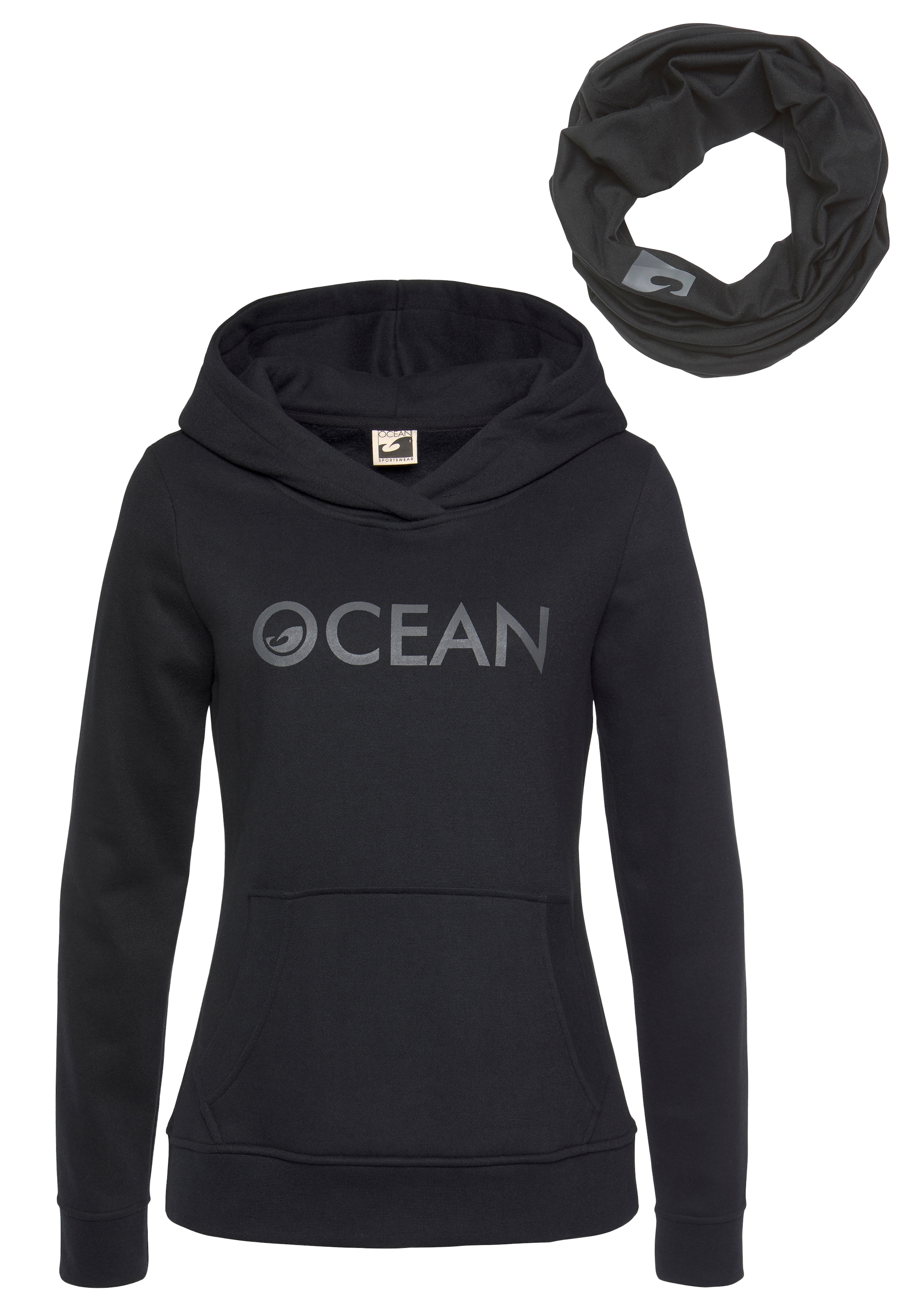 BAUR kaufen Kapuzensweatshirt 2 Multifunktionaler Sportswear Ocean Tube tlg.) (Set, »mit Schal«, |
