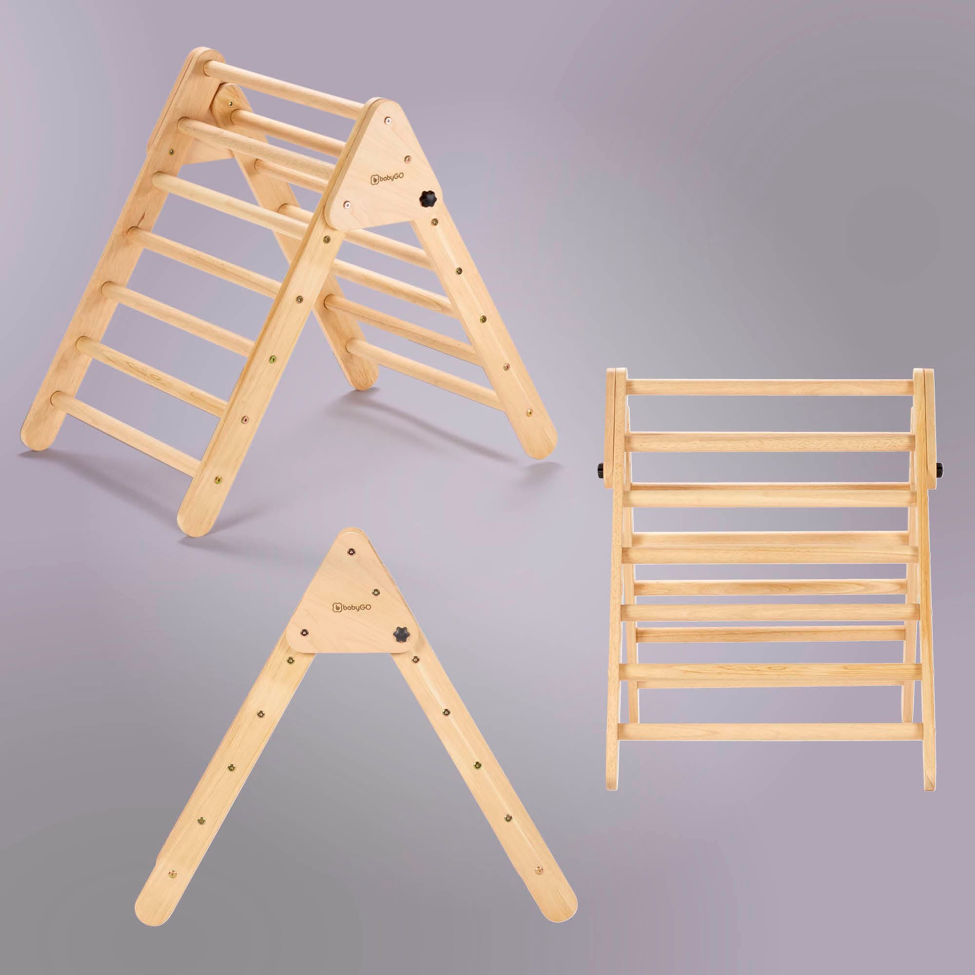 BabyGo Klettergerüst »Woodland 2 Kletterdreieck« aus Holz