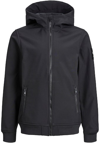 Softshelljacke »JJEBASIC SOFTSHELL HOOD SN JNR«, mit Kapuze