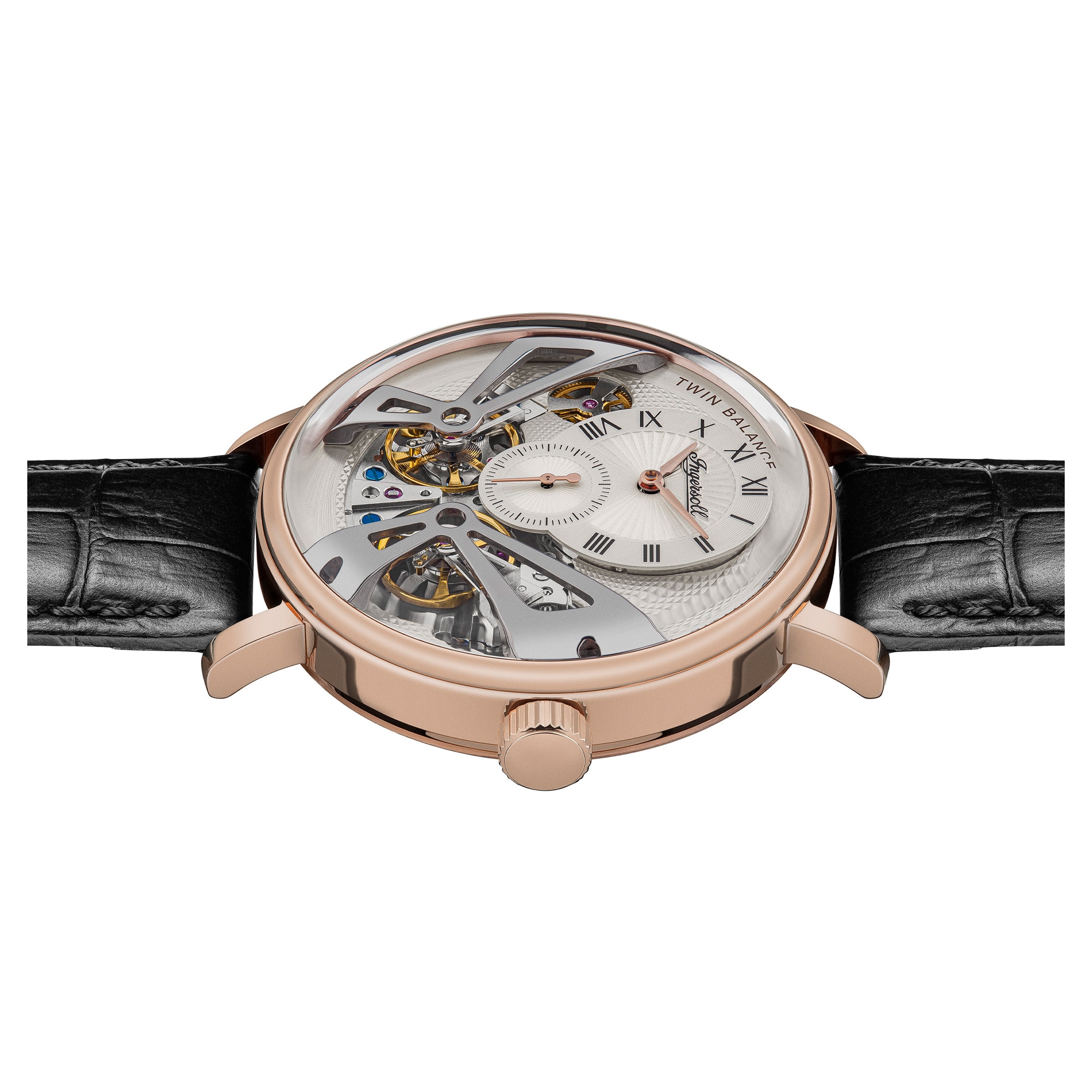 Ingersoll Automatikuhr »The Tennessee« Armbanduhr, Herrenuhr, Mechanische Uhr, Lederarmband, analog