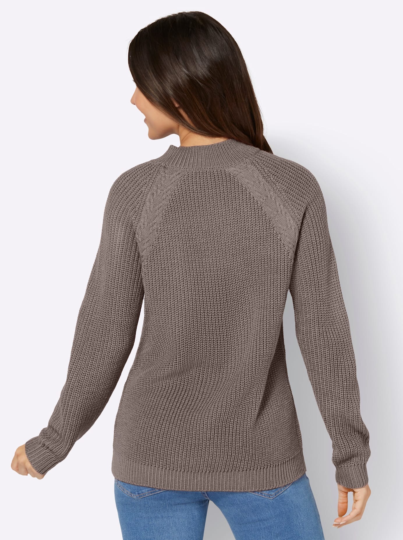 Classic Basics Stehkragenpullover "Langarm-Pullover" günstig online kaufen