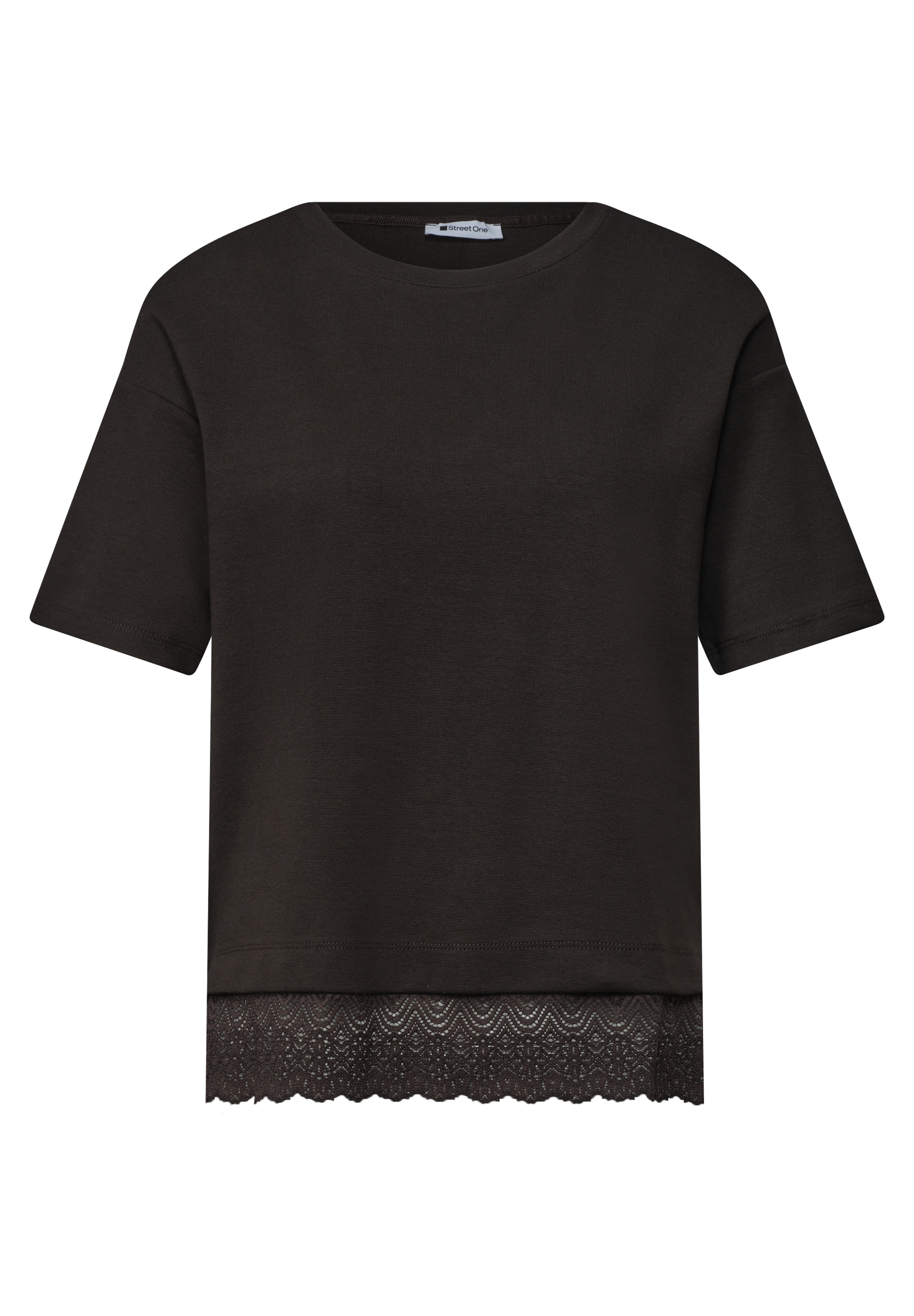 STREET ONE T-Shirt mit Rundhalsausschnitt