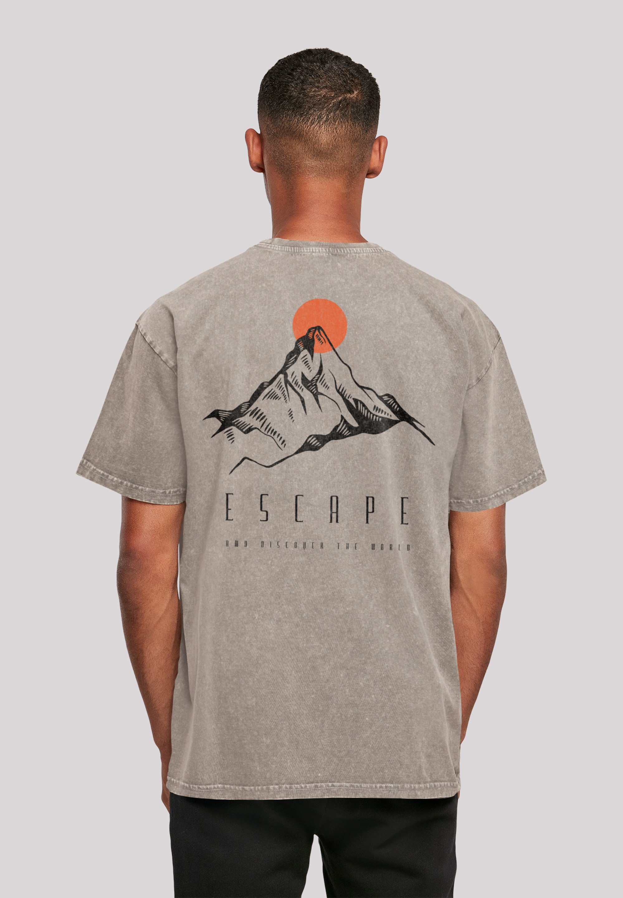 F4NT4STIC T-Shirt "Oversize Escape Discover the World Mountain", Premium Qu günstig online kaufen