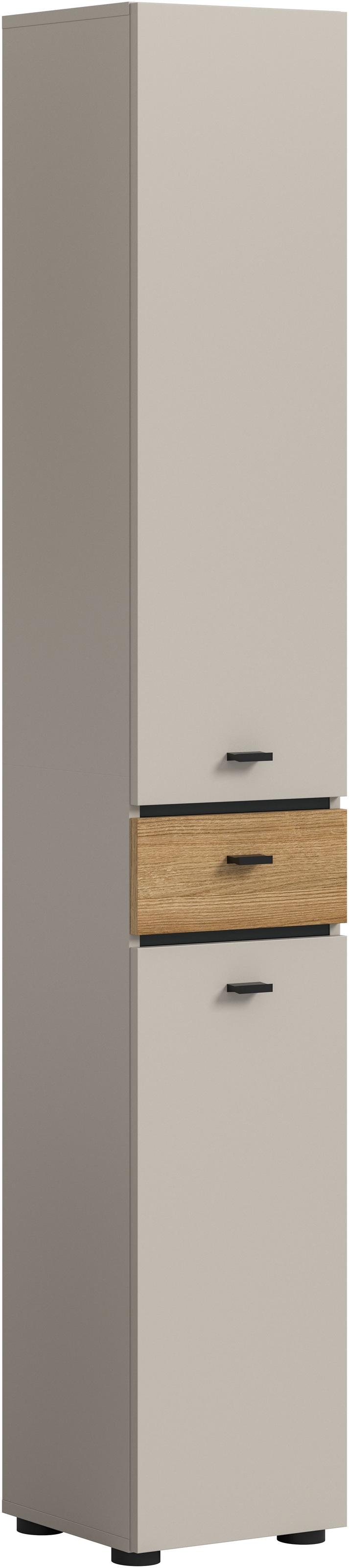 welltime Hochschrank "VANN, Höhe 191cm, 2 Türen, 1 Schubkasten, Türanschlag günstig online kaufen