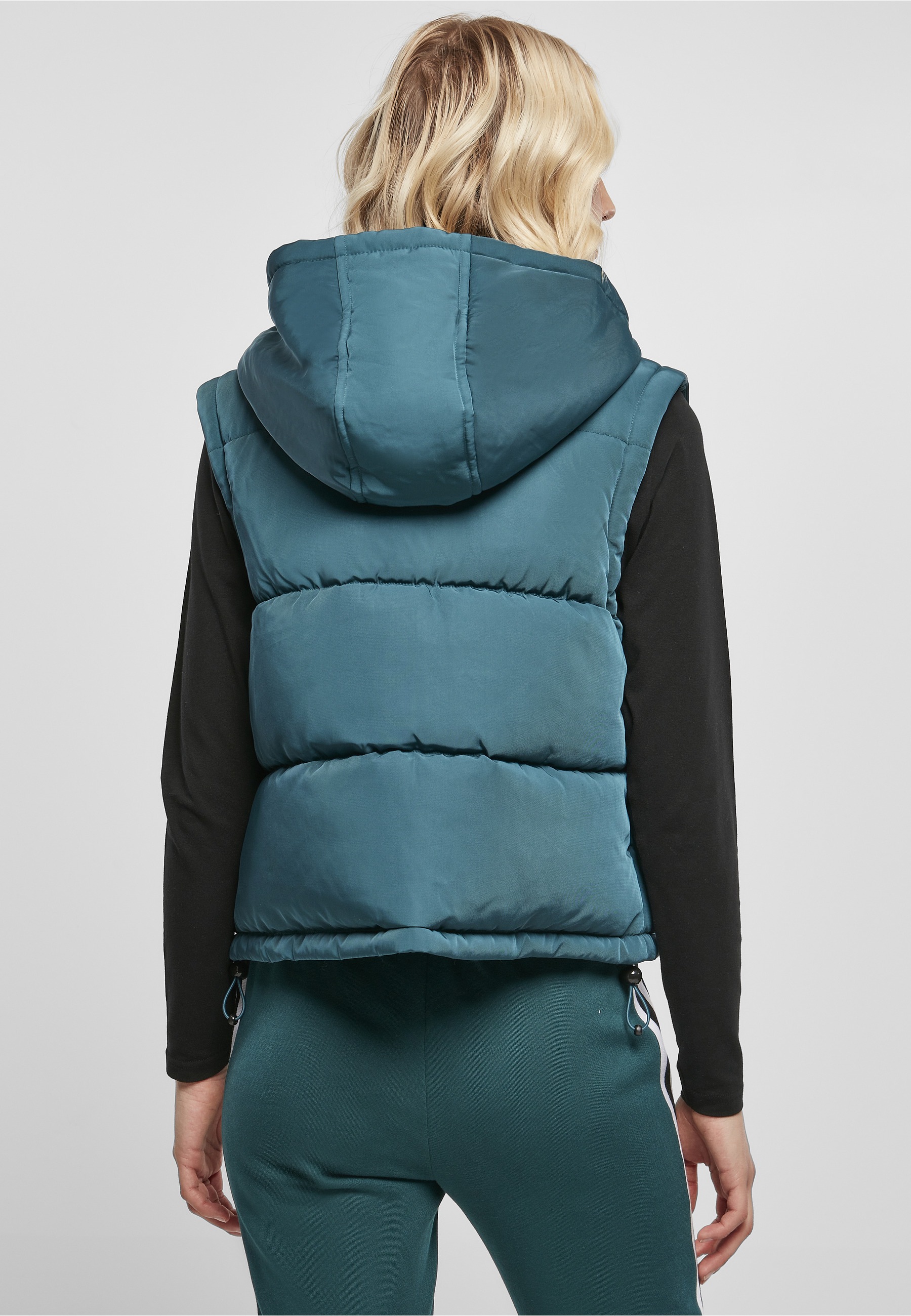 URBAN CLASSICS Jerseyweste »Urban Classics Damen Ladies Recycled Twill Puffer Vest« 1 Stk.