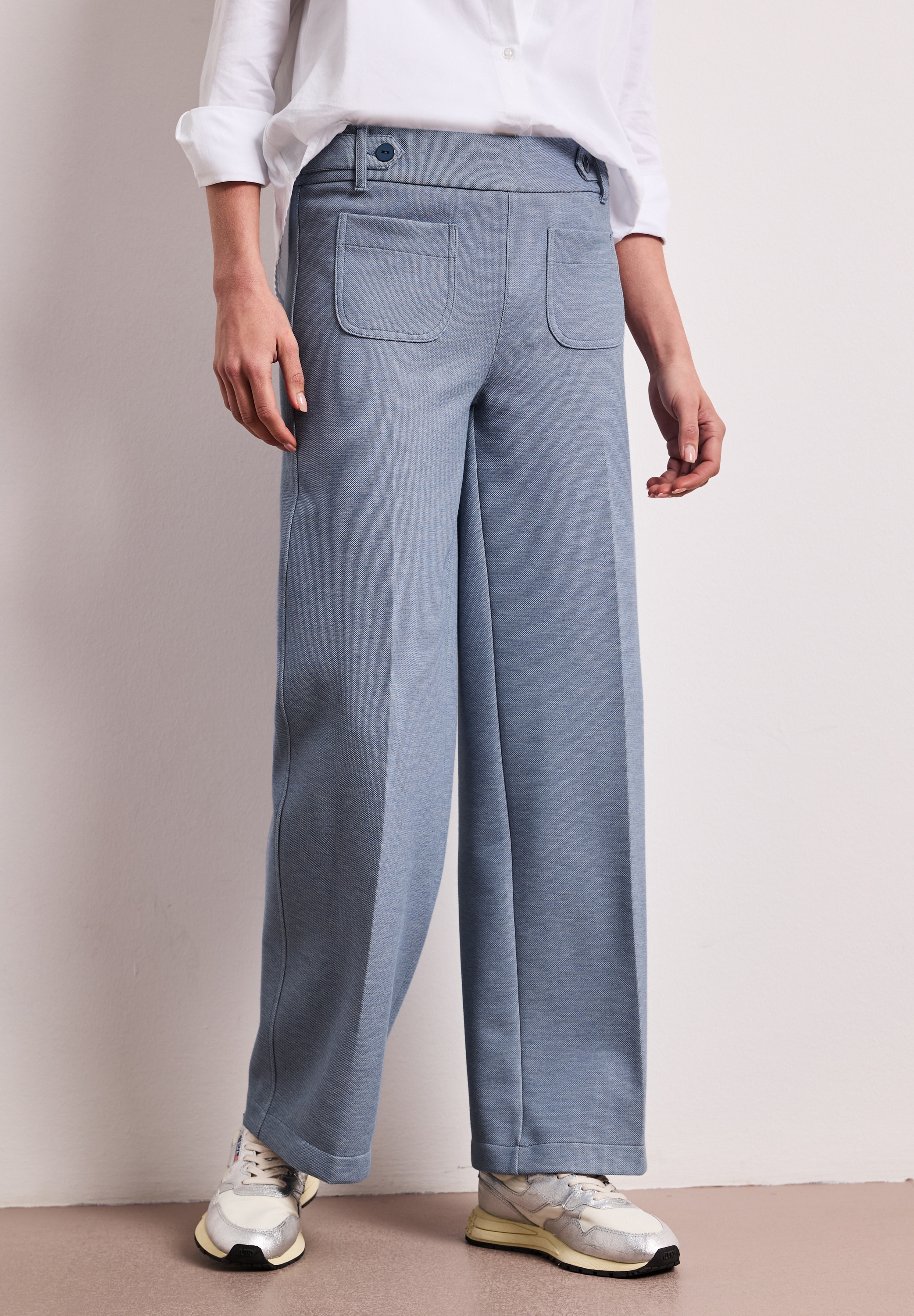 STREET ONE Stoffhose Middle Waist günstig online kaufen