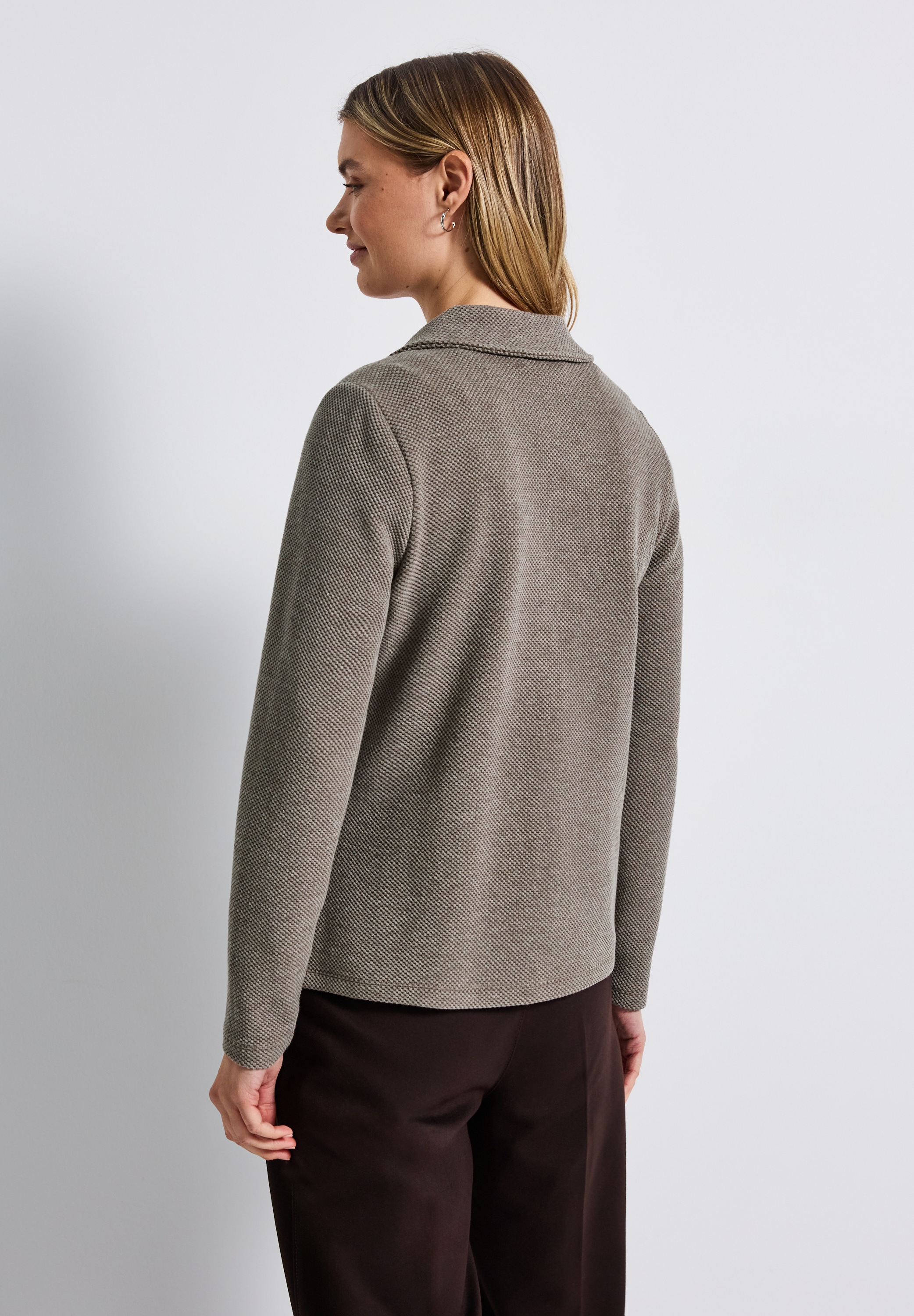 STREET ONE Kurzblazer, aus softem Materialmix