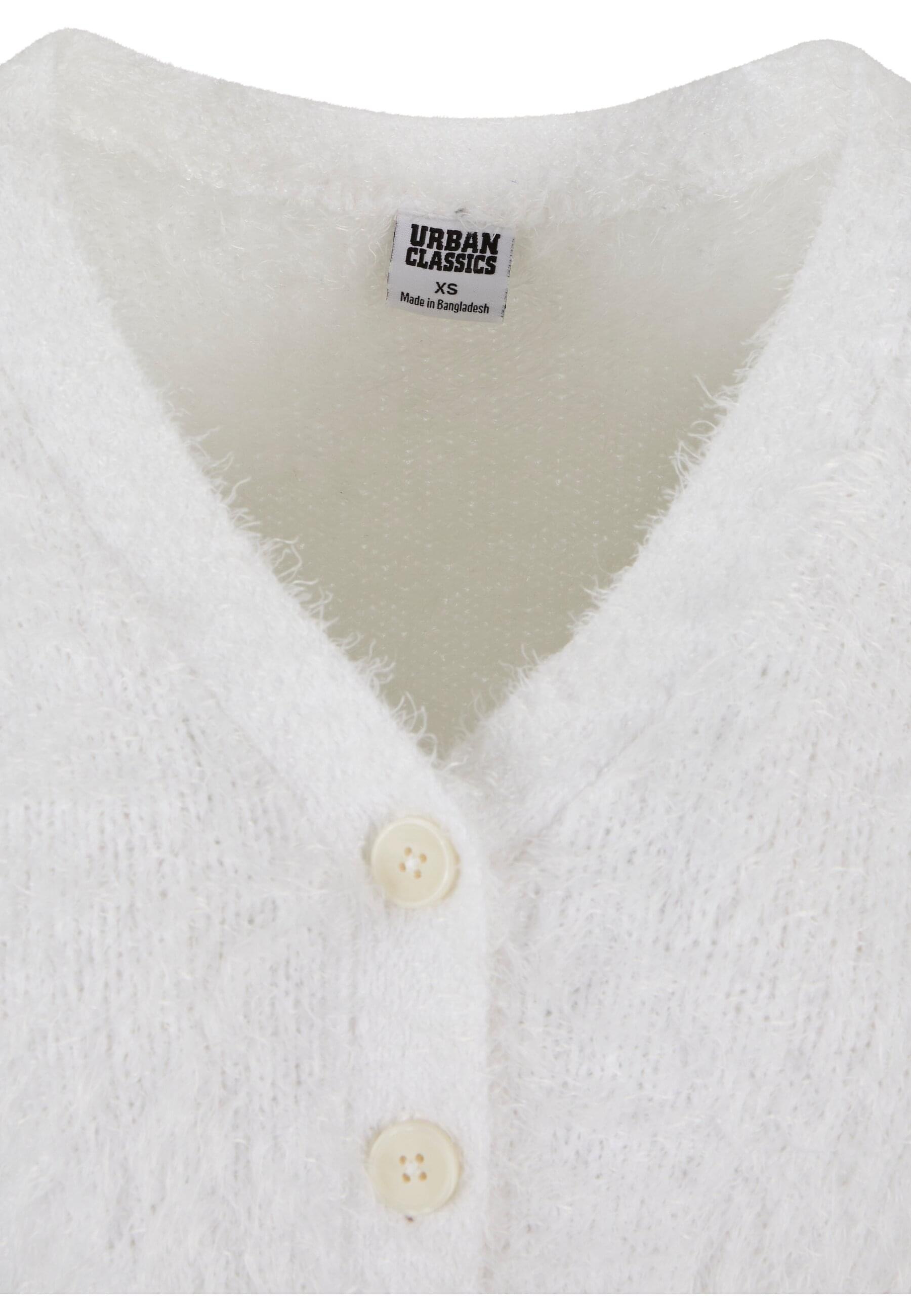 URBAN CLASSICS Strickjacke »Urban Classics Damen Ladies Cropped Feather Cardigan«