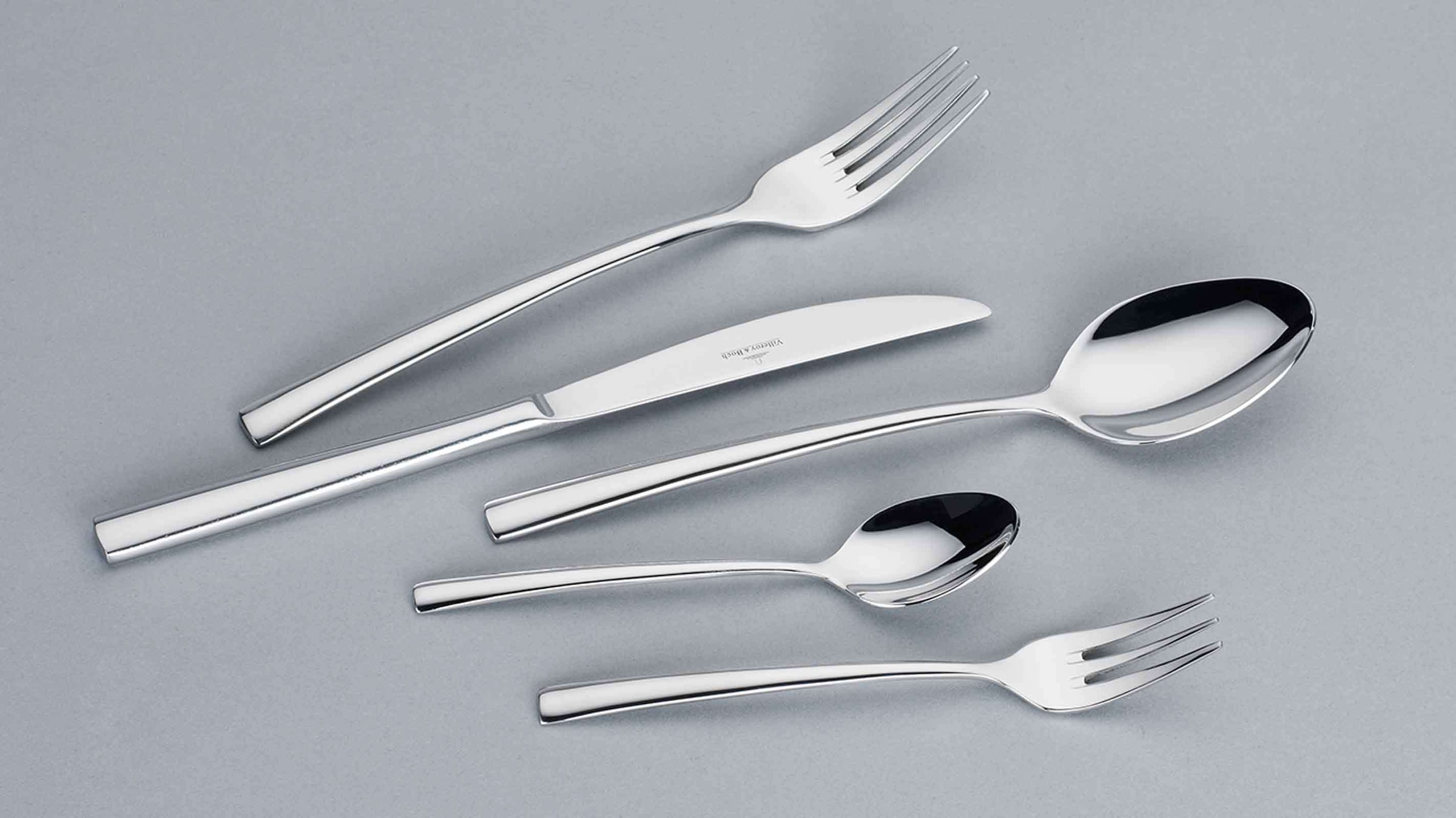 Villeroy & Boch Besteck-Set »Tafelbesteck Piemont 30er Set silber«