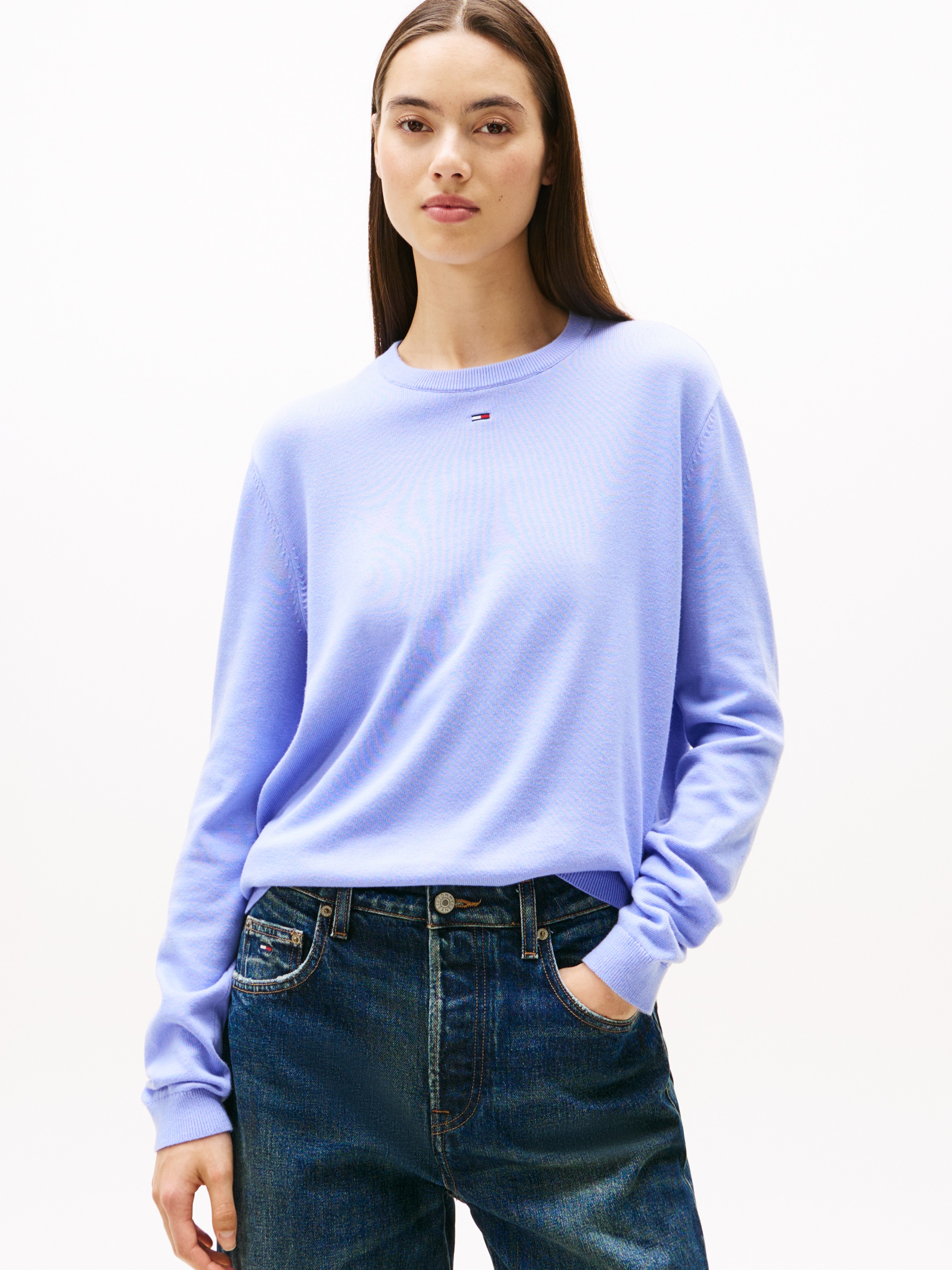 Tommy Jeans Strickpullover "TJW ESSENTIAL CREW SWEATER EXT" günstig online kaufen