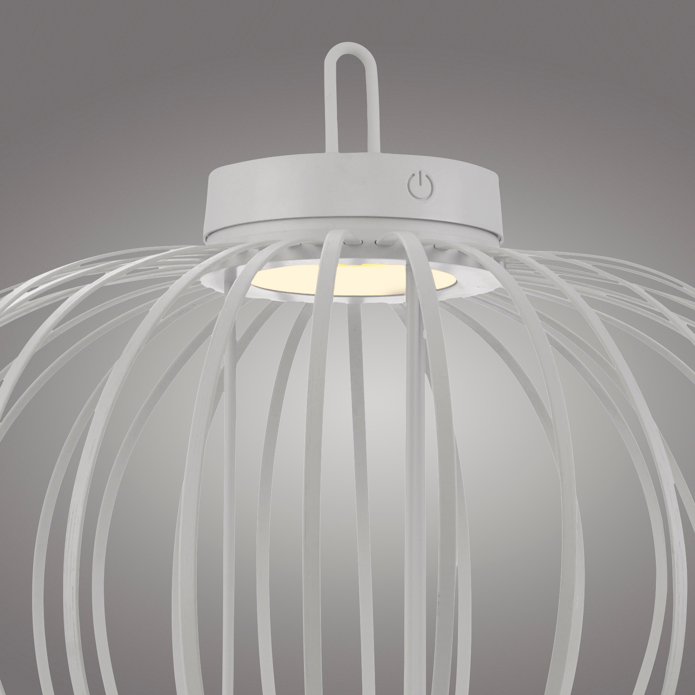 JUST LIGHT Pendelleuchte »AKUBA«, 1 flammig, Leuchtmittel LED-Modul | LED fest integriert, Akkuleuchte