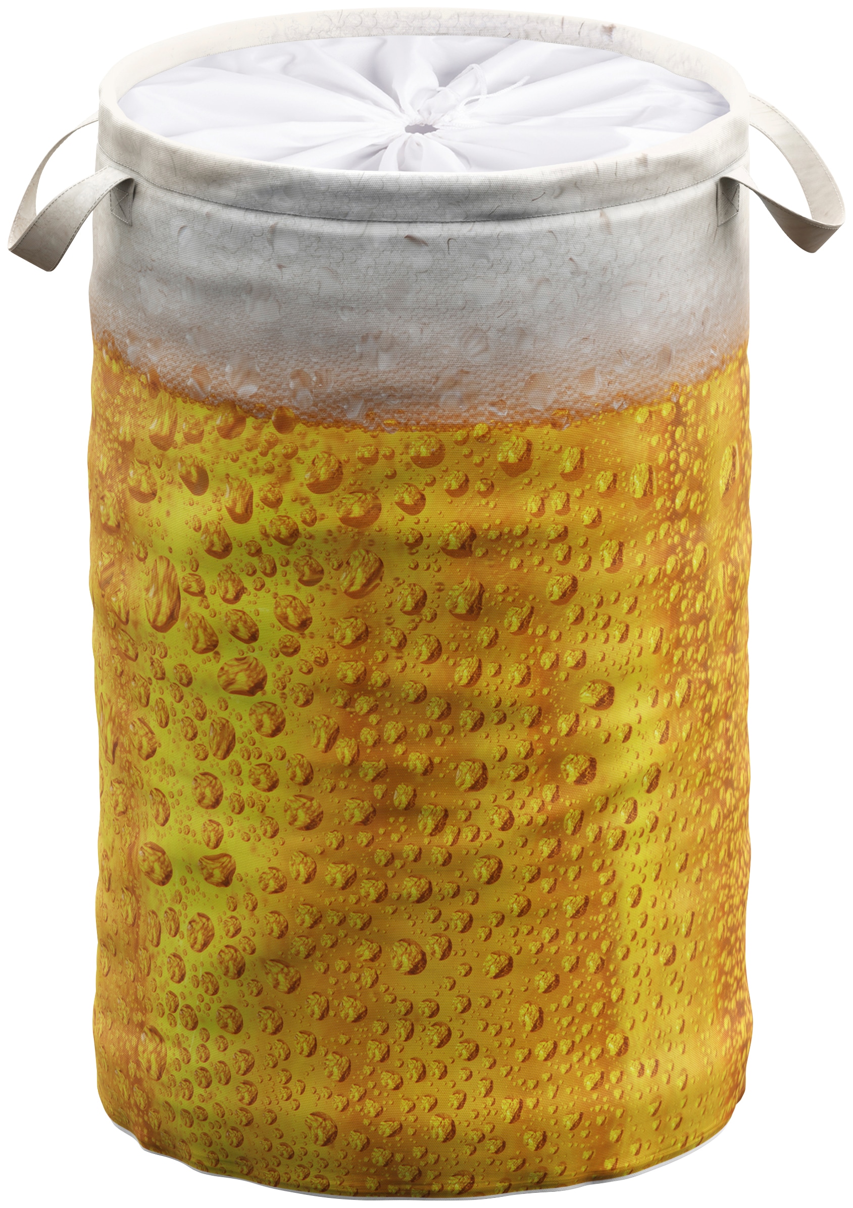 Wäschekorb »Bier«, 60 Liter, faltbar, mit Sichtschutz