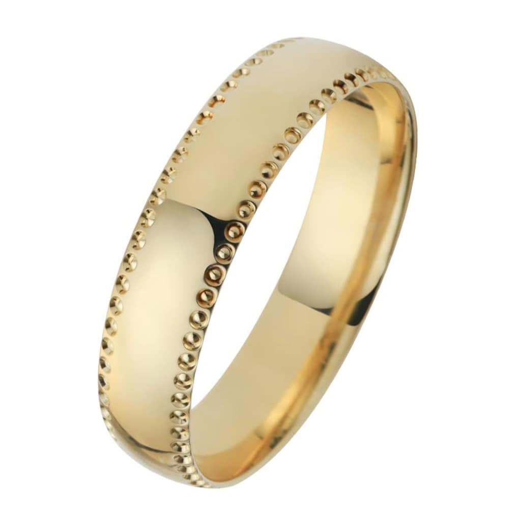 Firetti Trauring »Schmuck Geschenk Gold 750 Hochzeit Ehering "LIEBE"«, Made in Germany, wahlweise mit oder ohne Brillant