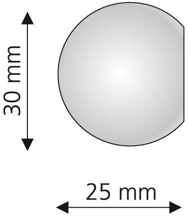 Liedeco Gardinenstangen-Endstück "Ball" für Gardinenstangen Ø 16 mm günstig online kaufen
