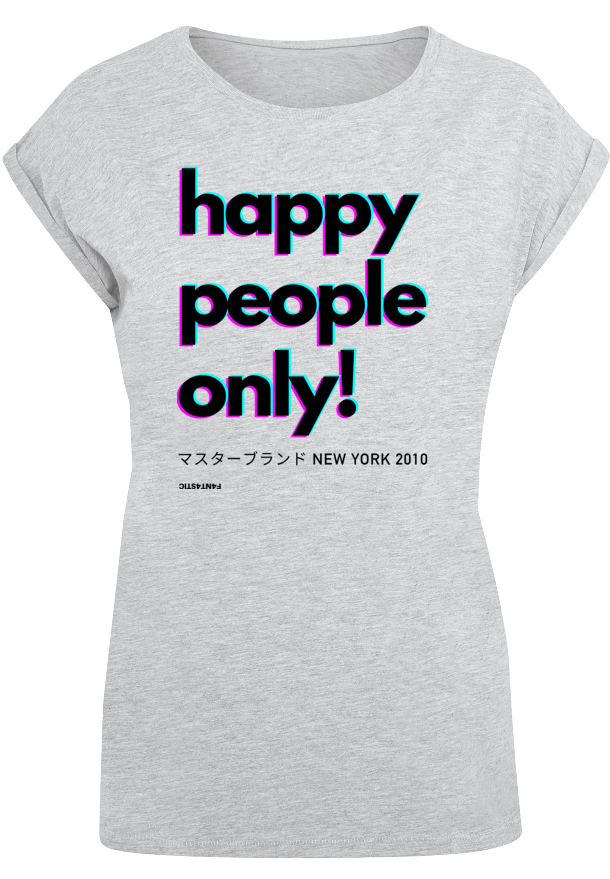 F4NT4STIC T-Shirt "Happy people only New York", Print günstig online kaufen