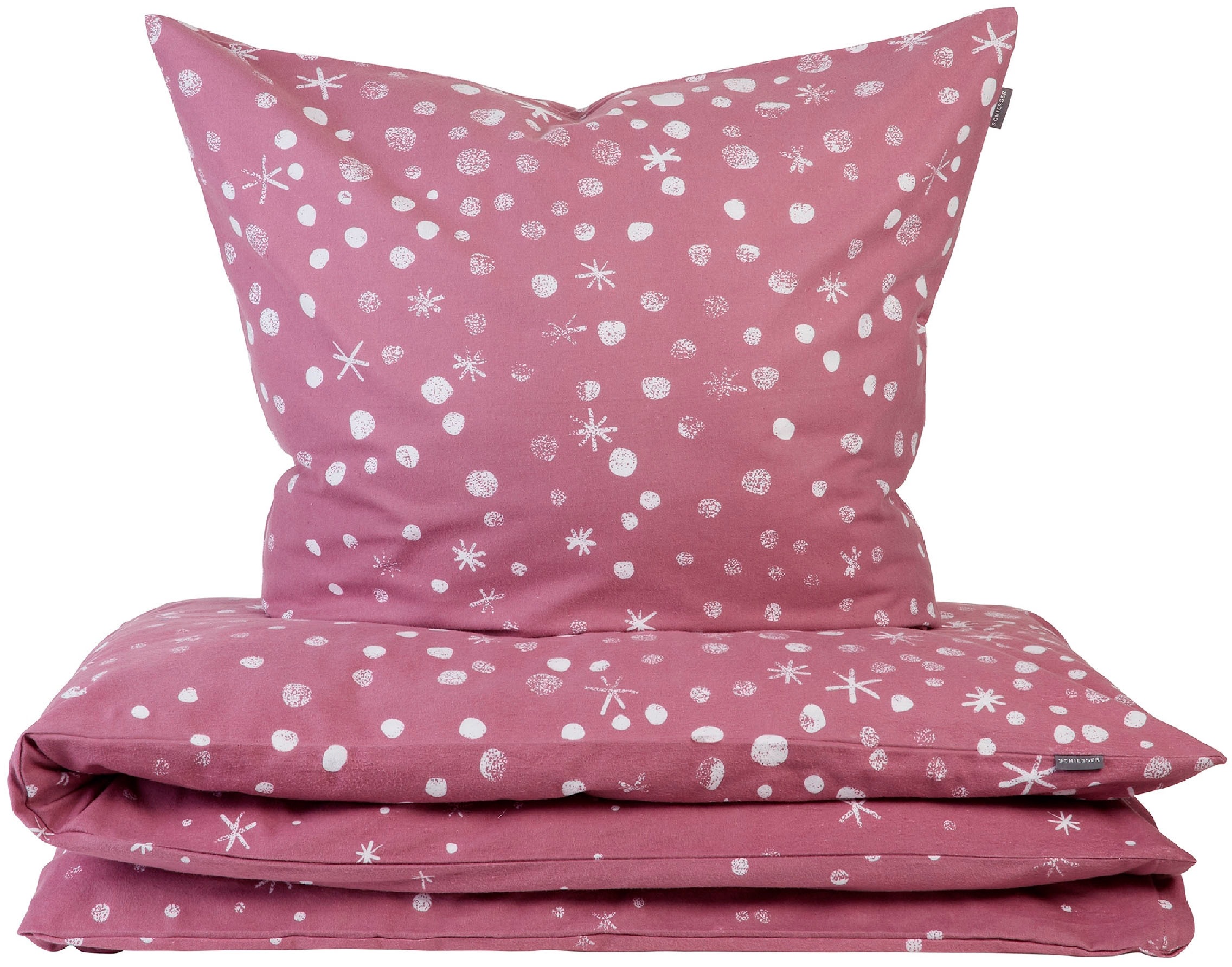 Schiesser Bettwäsche »Runa aus weicher Baumwolle mit coolem Winter-Print«, MADE IN GREEN by OEKO-TEX®-zertifiziert