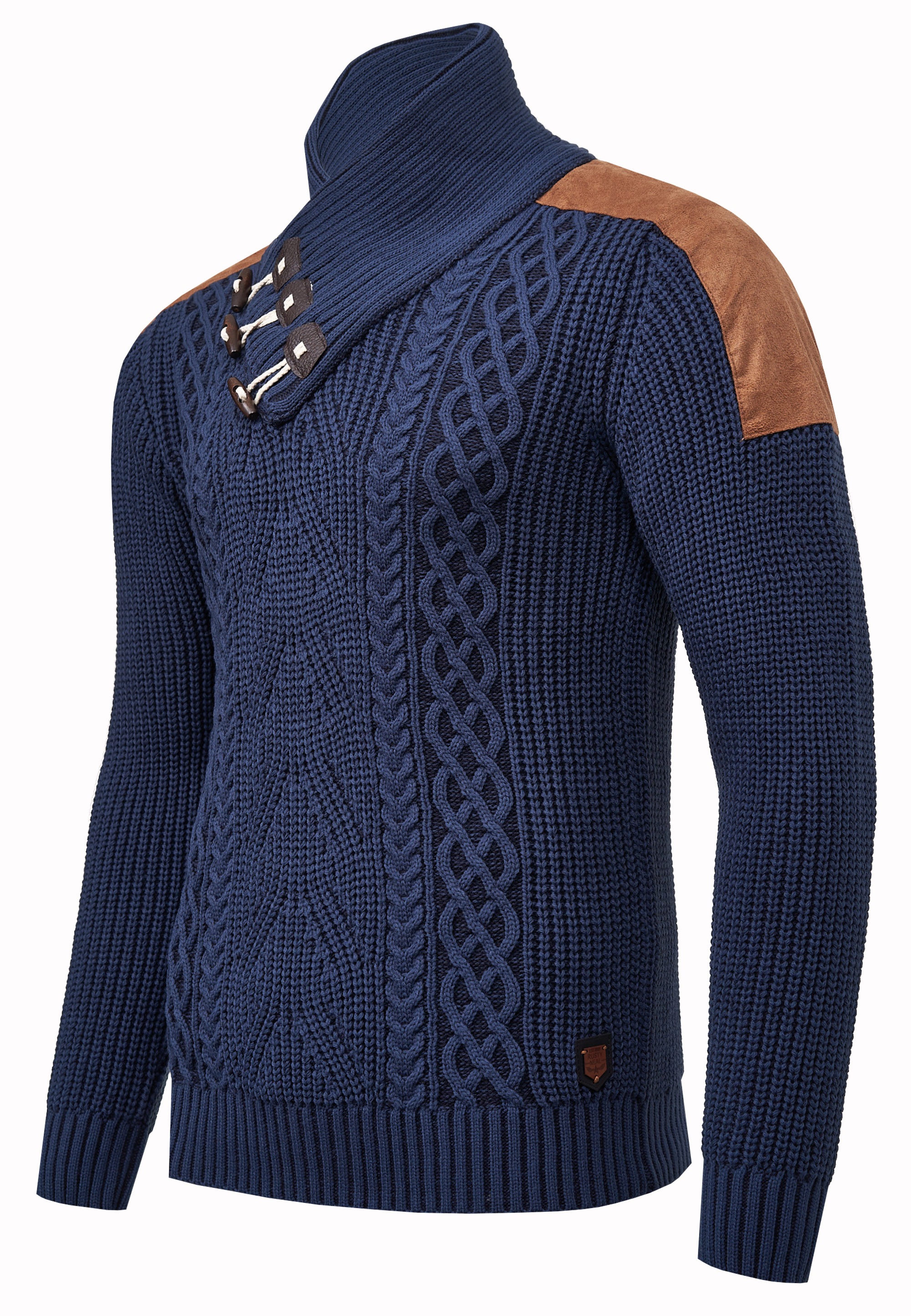 Rusty Neal Strickpullover, mit trendigem Strickmuster