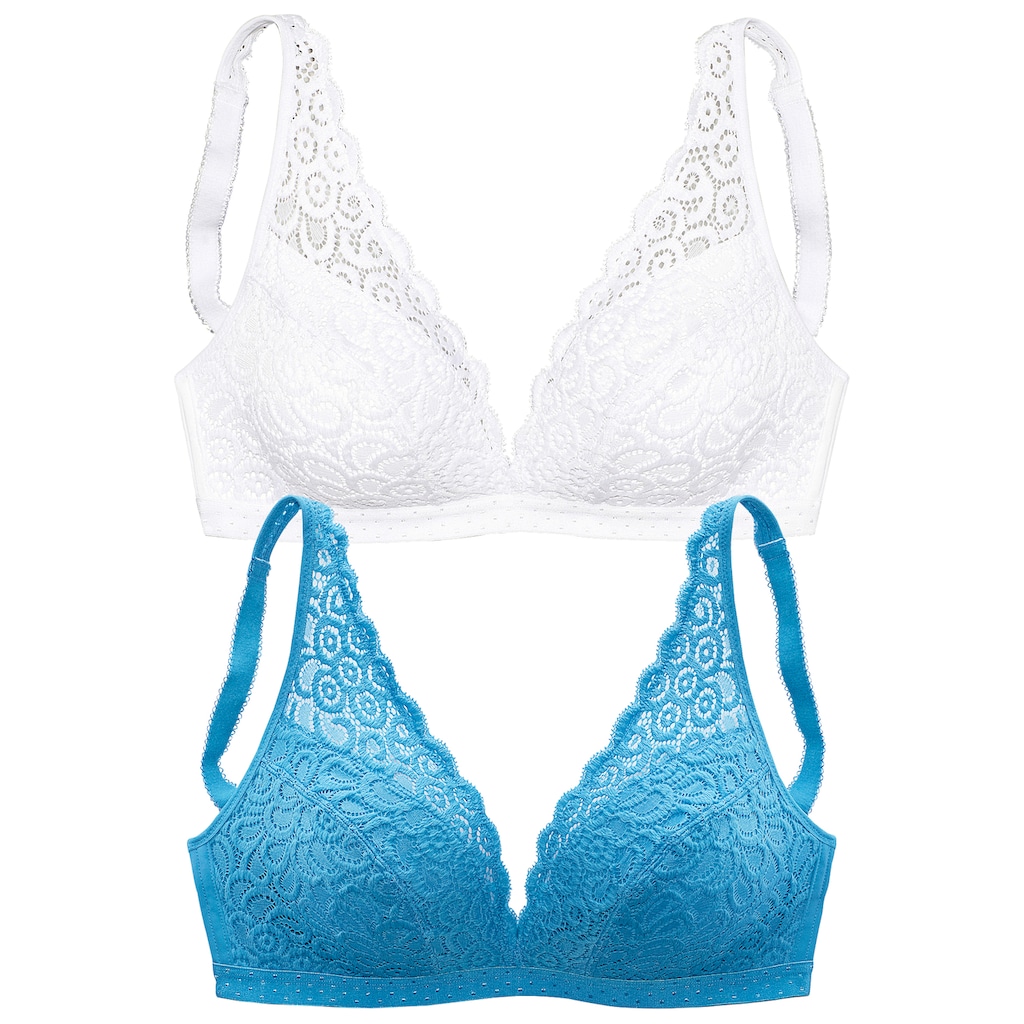 petite fleur Bralette-BH, (Packung, 2 Stück)