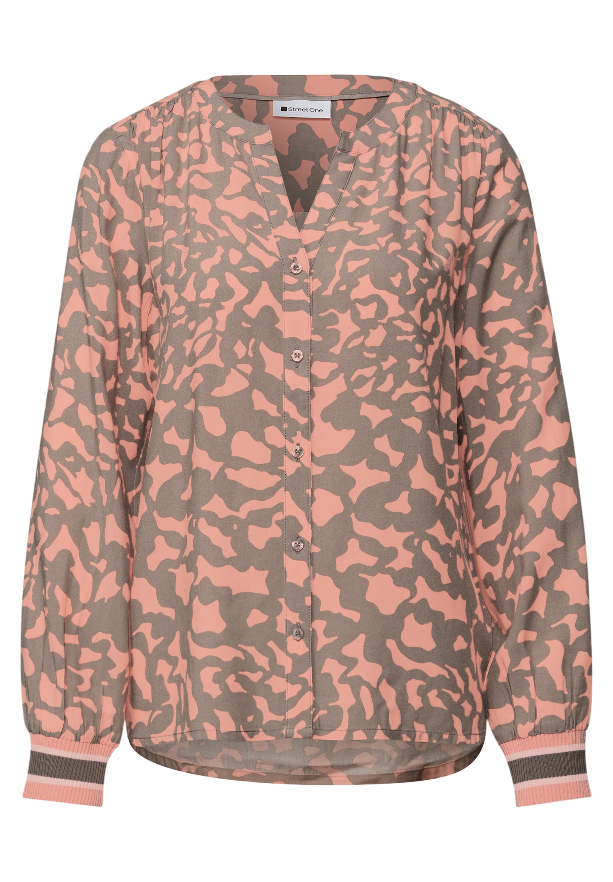 STREET ONE Langarmbluse aus softer Viskose