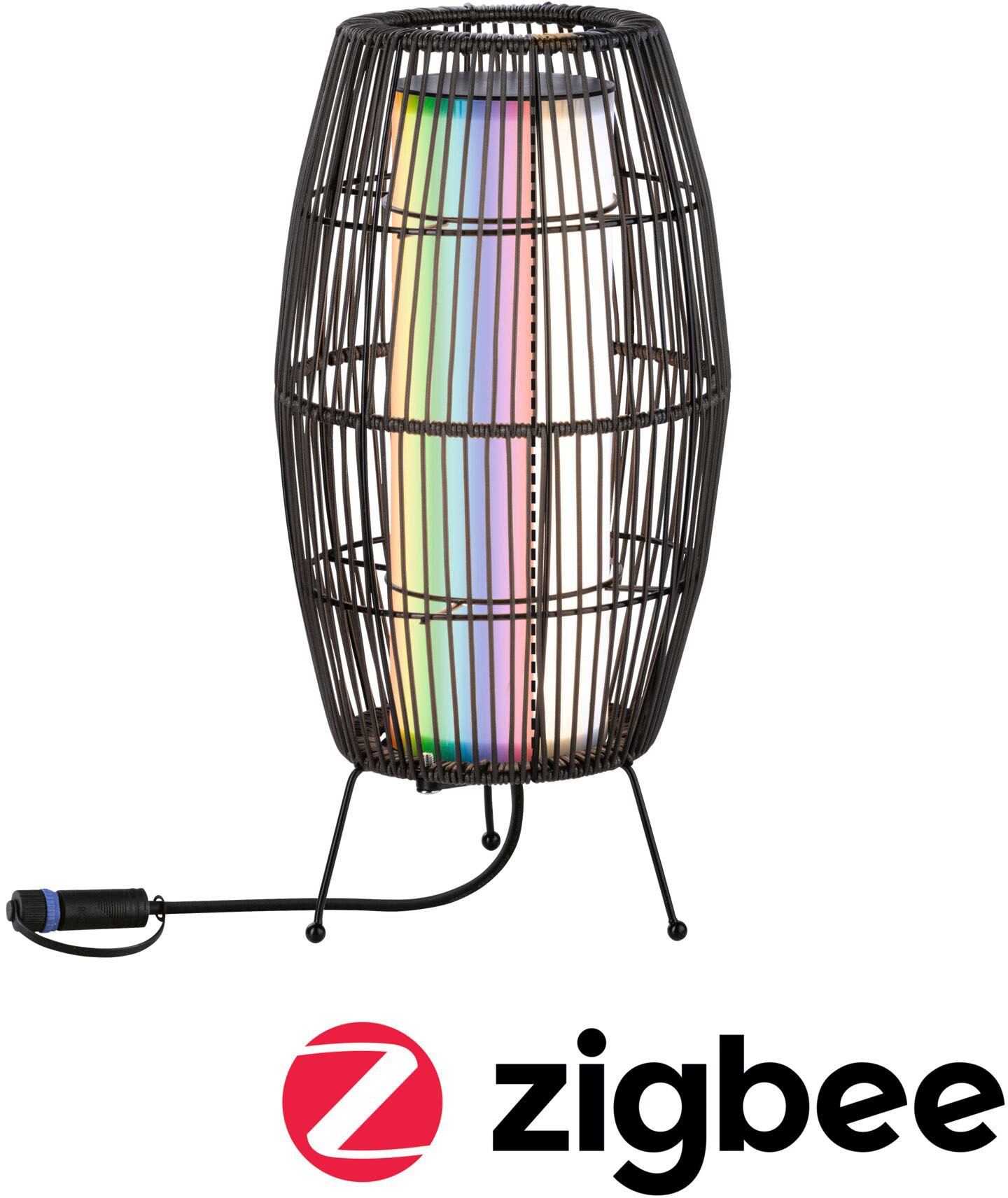 RGBW IP44 40 Plug Gartenleuchte Paulmann flammig-flammig, »Outdoor RGBW bestellen 1 ZigBee | Basket Shine LED IP44«, BAUR ZigBee &