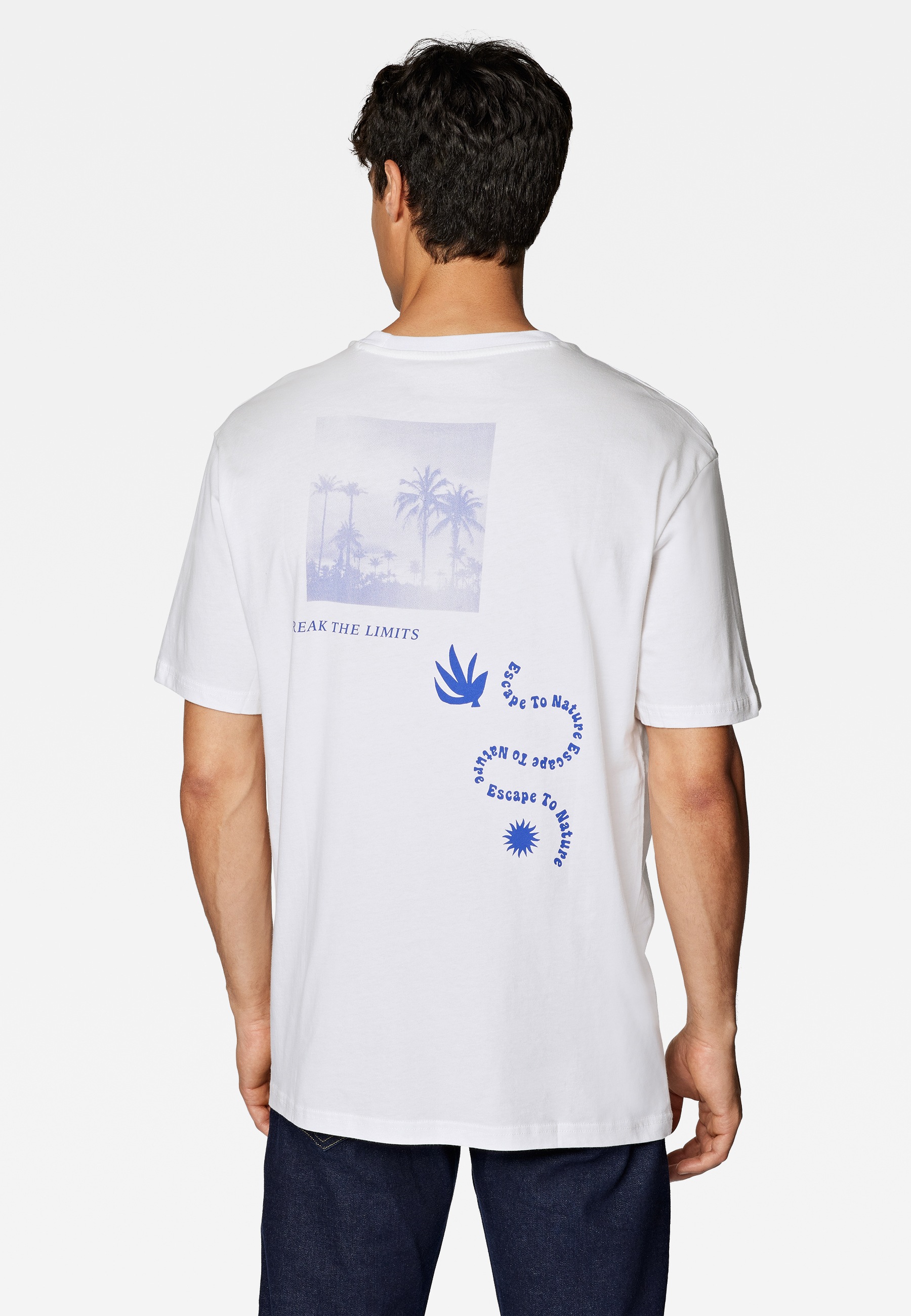 Mavi T-Shirt »CREW NECK TEE«, T-Shirt mit Print