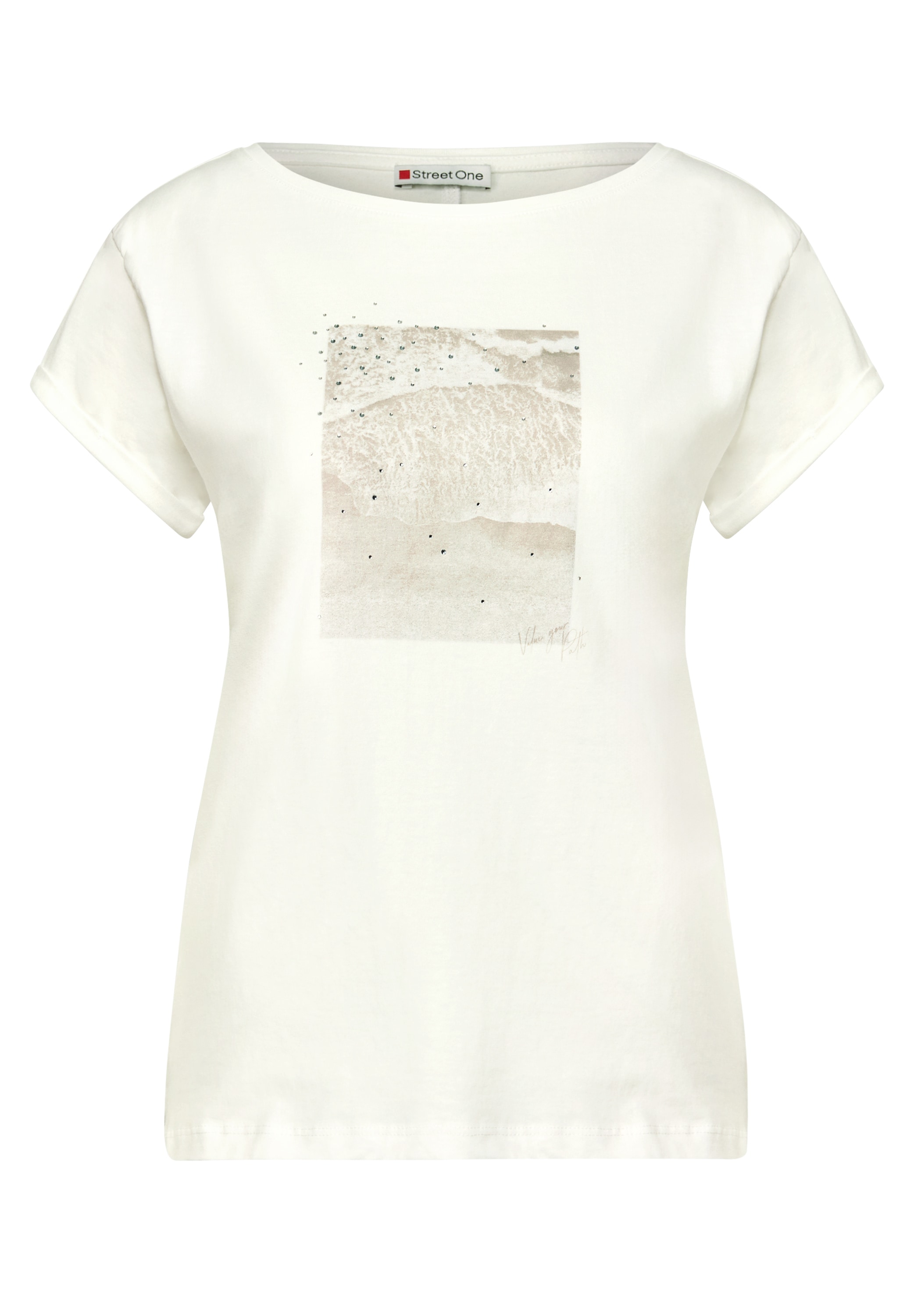 STREET ONE T-Shirt, aus reiner Baumwolle