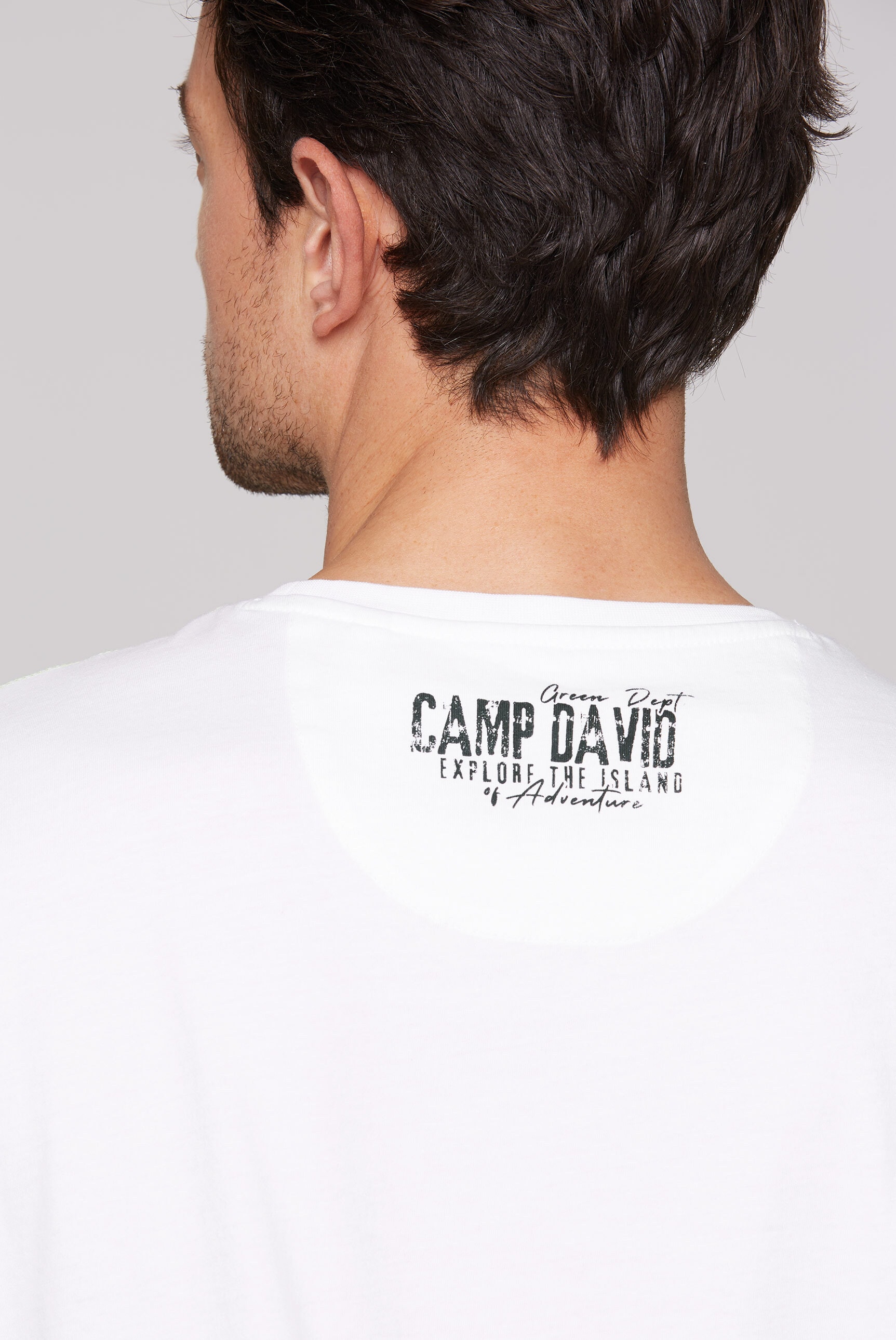 CAMP DAVID Rundhalsshirt, aus Baumwolle
