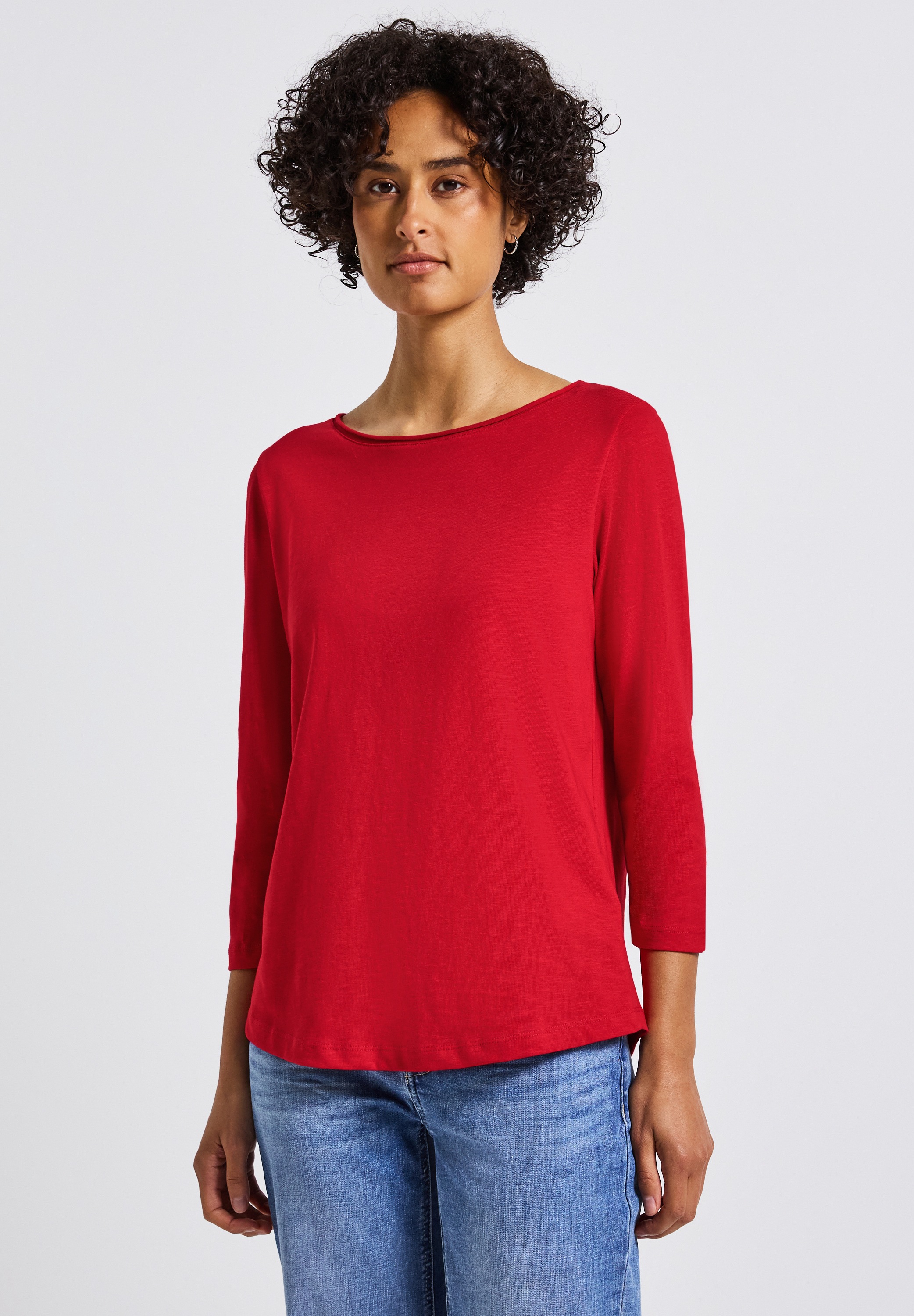 STREET ONE T-Shirt aus reiner Baumwolle günstig online kaufen