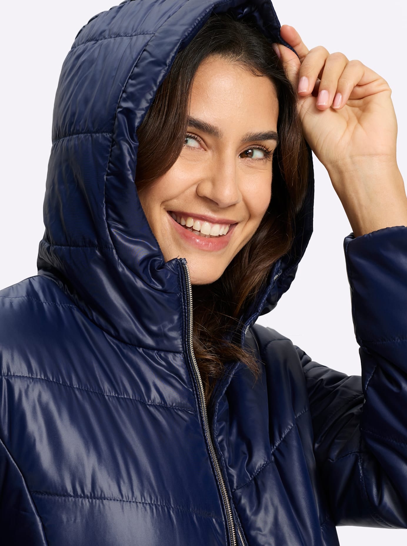 Inspirationen Steppjacke mit Kapuze
