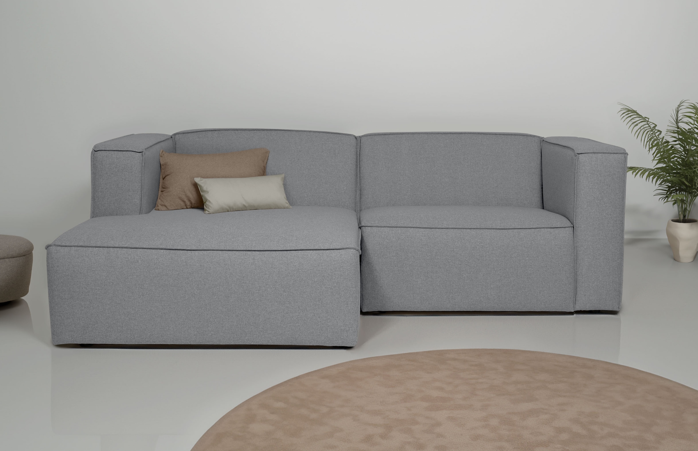 OTTO home Ecksofa "Dalby, L-Form," extra tiefe Sitzfläche, mit Kedernaht, a günstig online kaufen