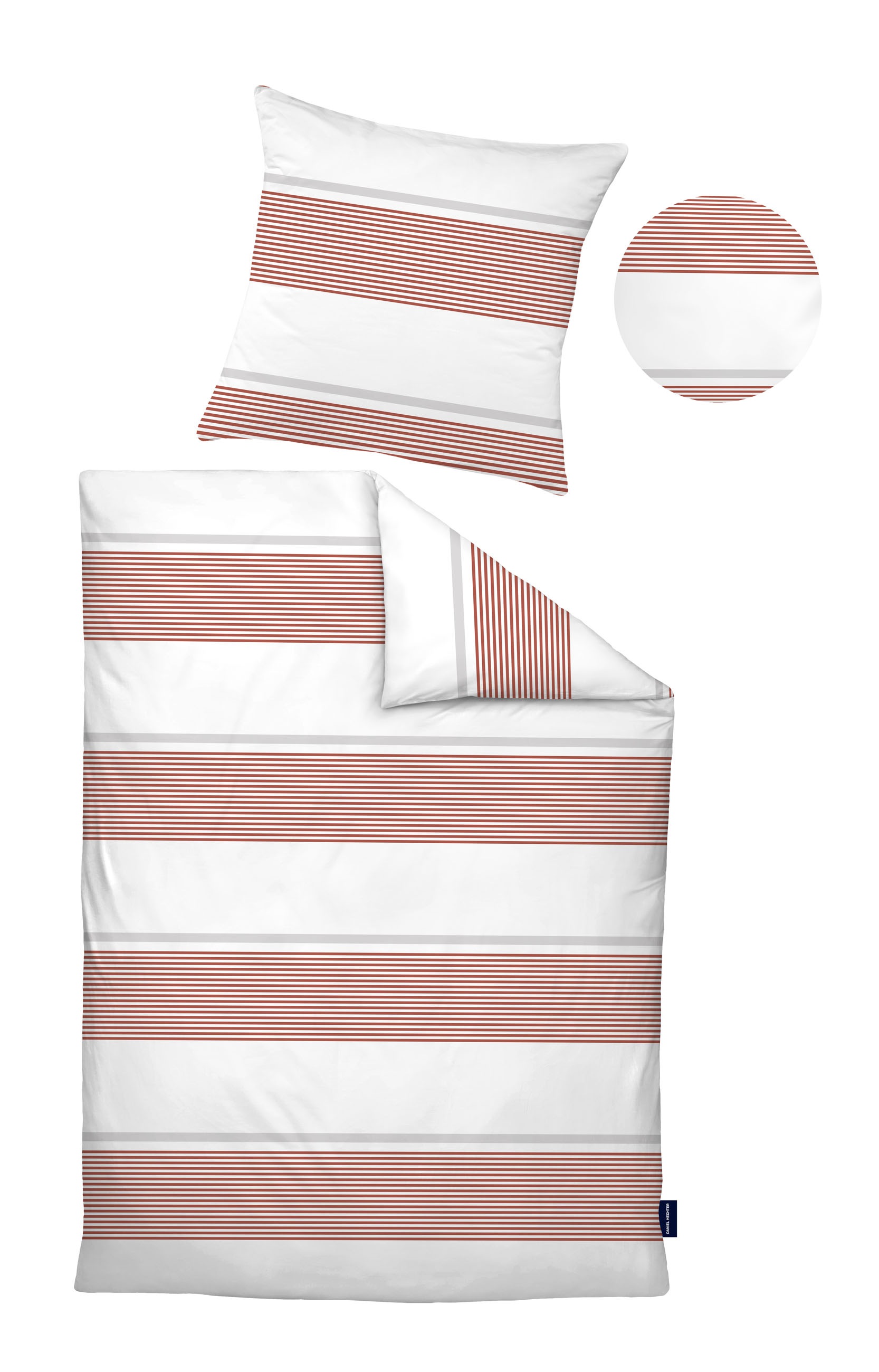 Daniel Hechter Bettwäsche "0041302" 2 Stk. tlg. hautfreundlich, mit Reißver günstig online kaufen