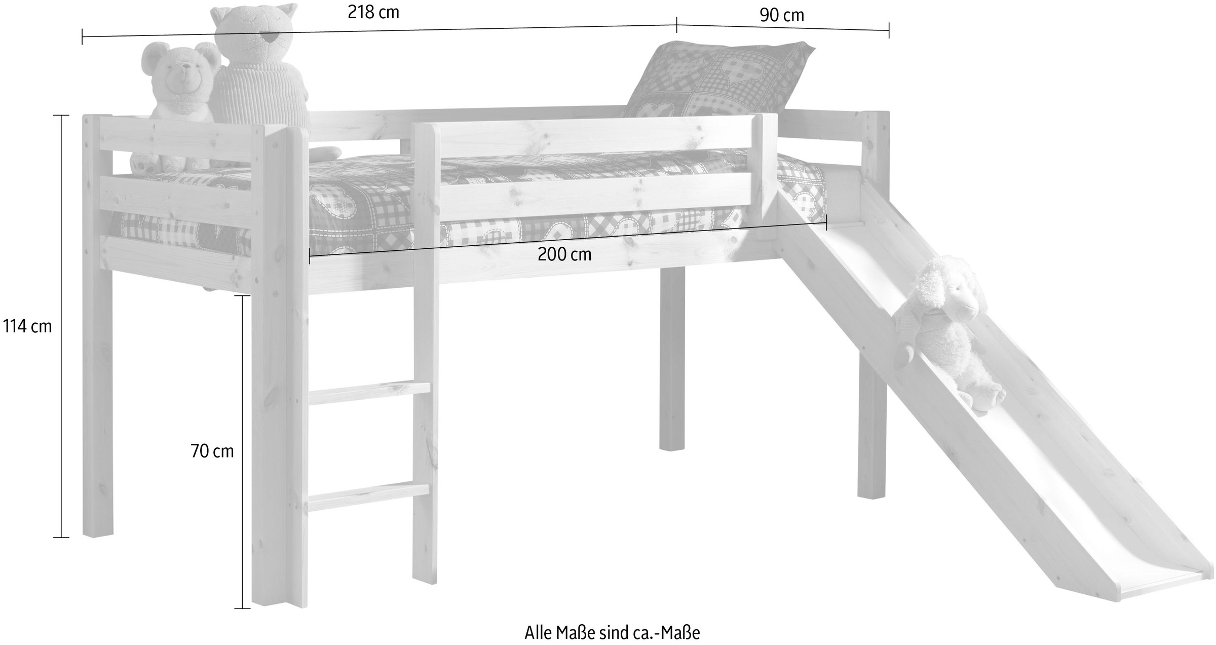 Vipack Hochbett »Pino«