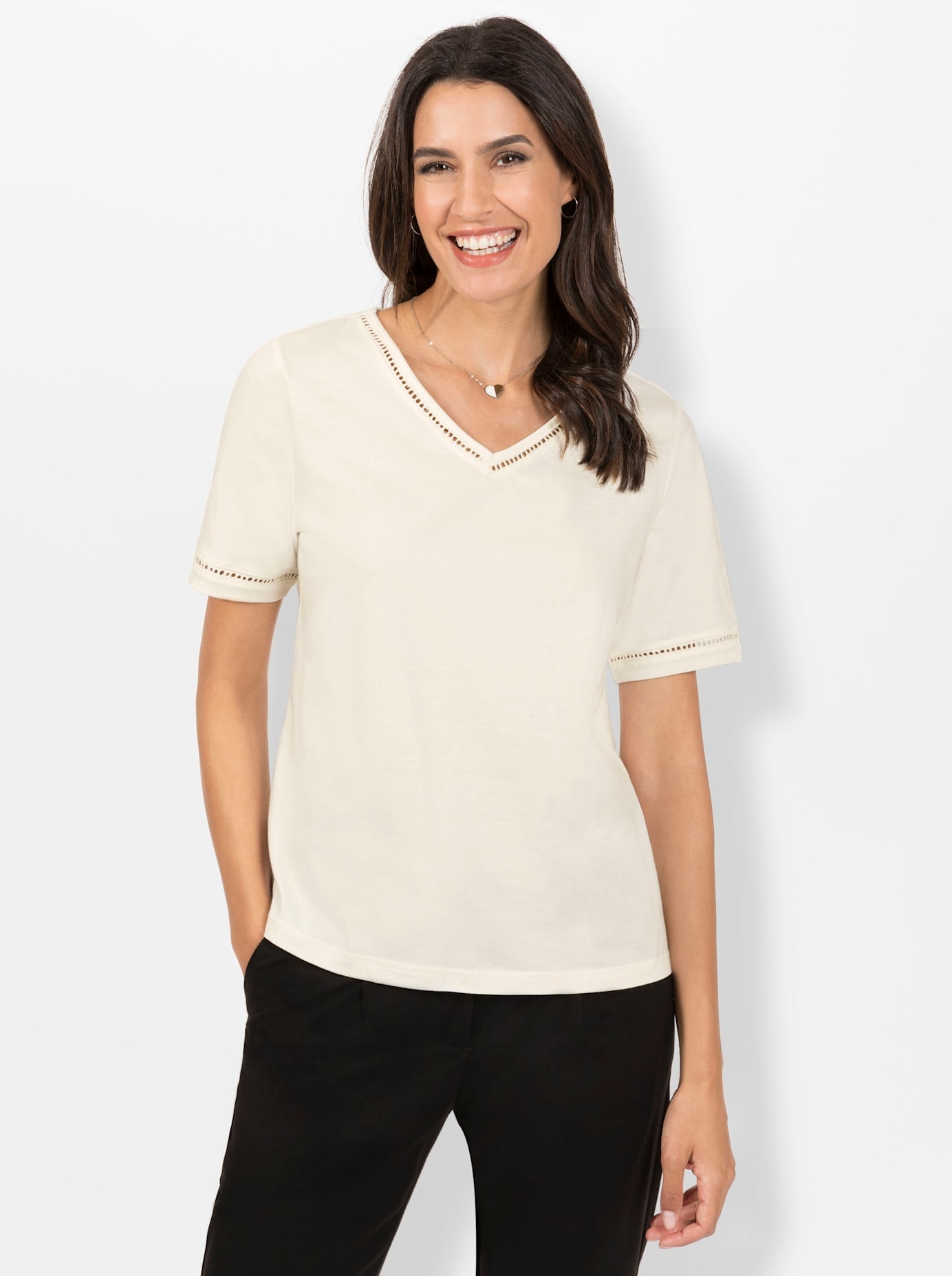 Inspirationen Kurzarmshirt "Shirt" 1 Stk. tlg. günstig online kaufen
