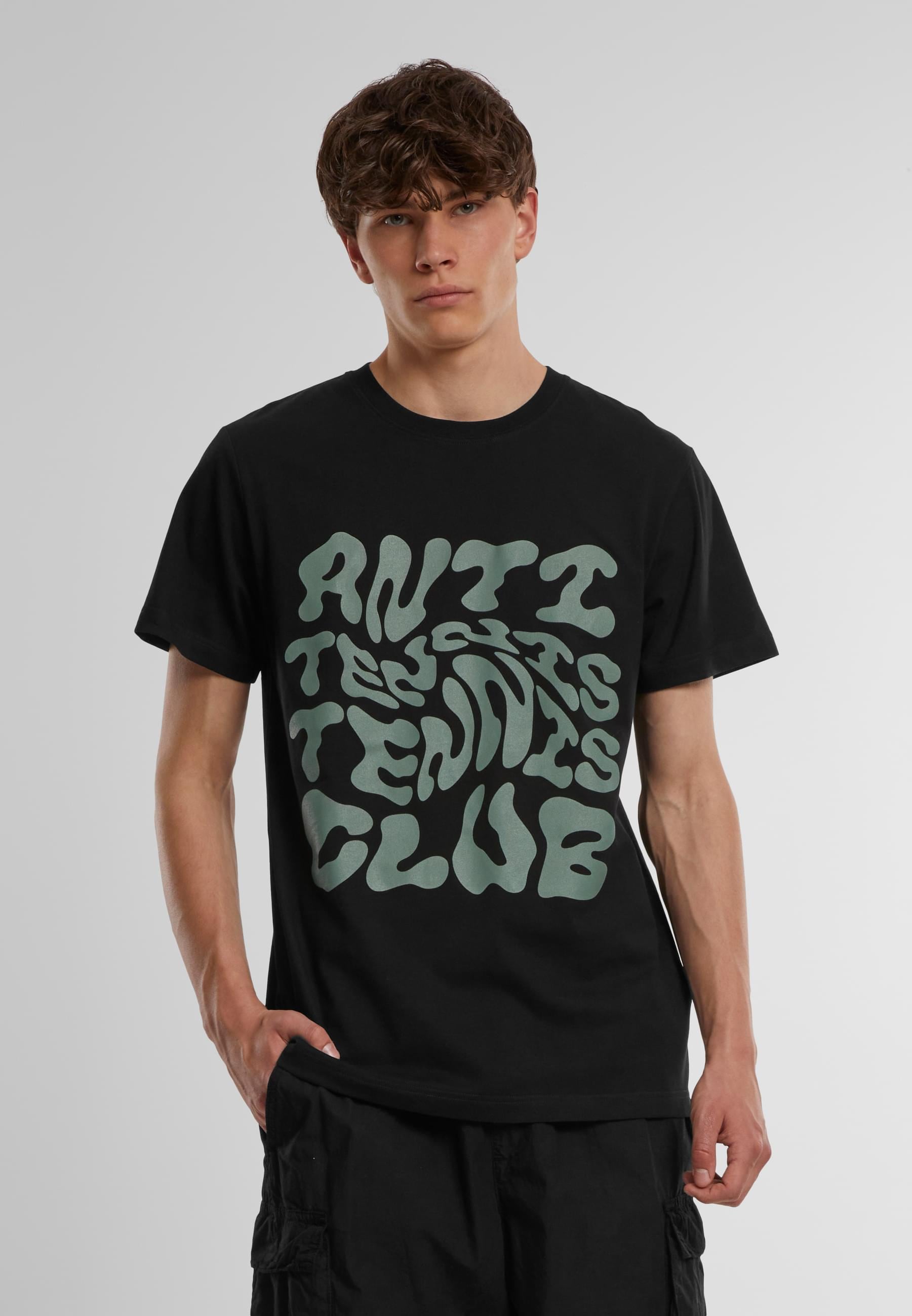 MisterTee T-Shirt »MisterTee Herren Anti Tennis Club Tee«, (1 tlg.)