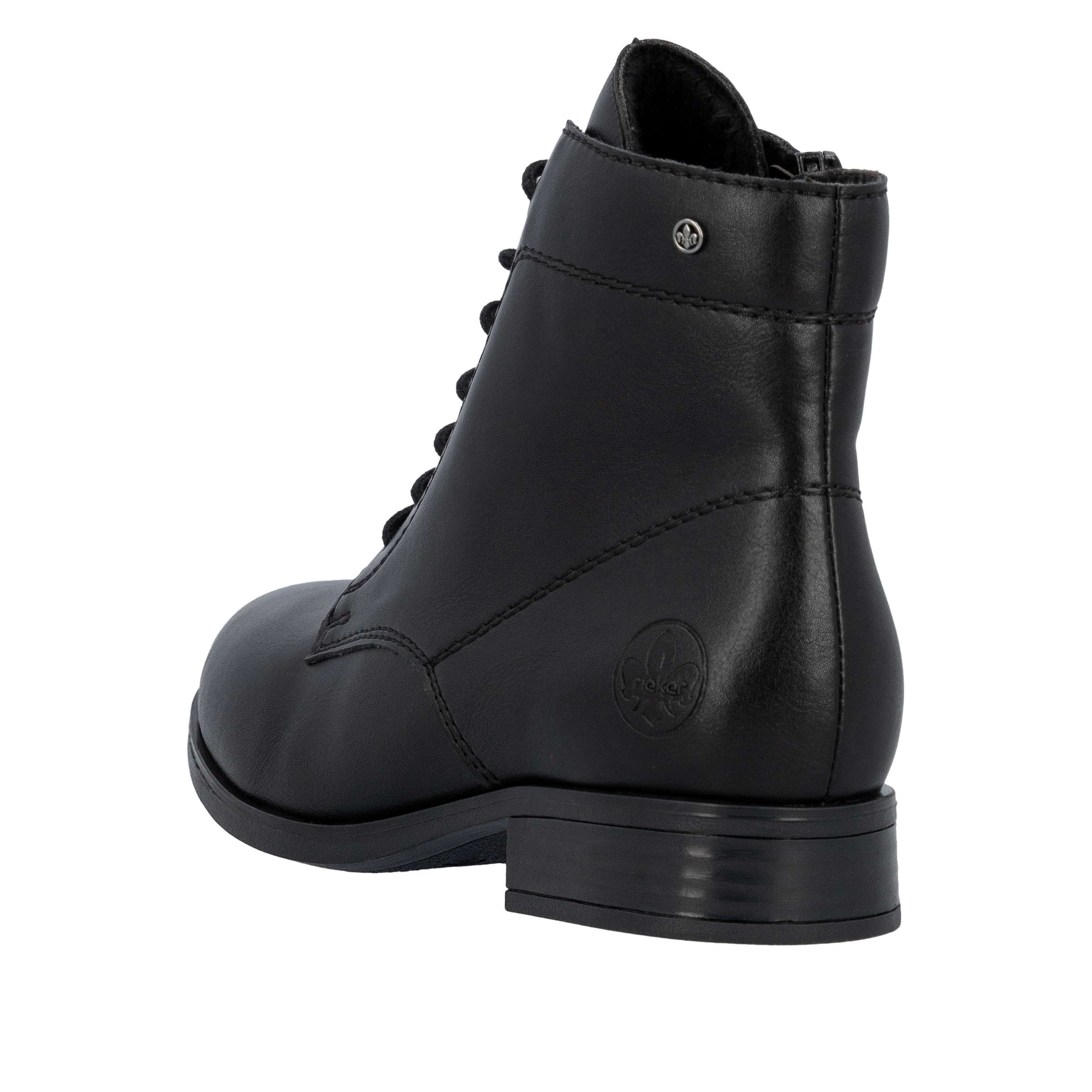 Rieker Schnürstiefelette  Klassik-Stiefelette, Schnürboots mit Reißverschluss