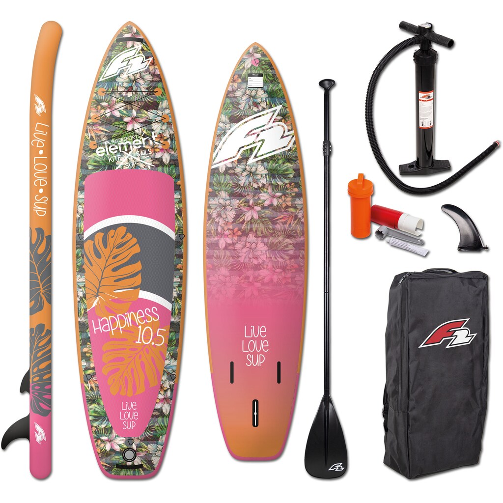 F2 Inflatable SUP-Board »Happiness Woman«
